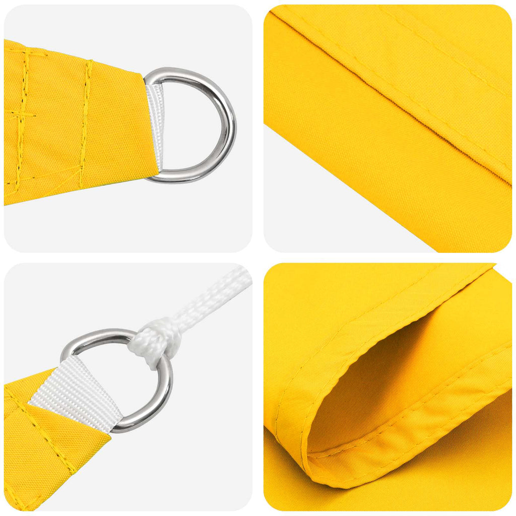 Sonnensegel Gelb 6 x 2,5 m 100 % Polyester Oxford
