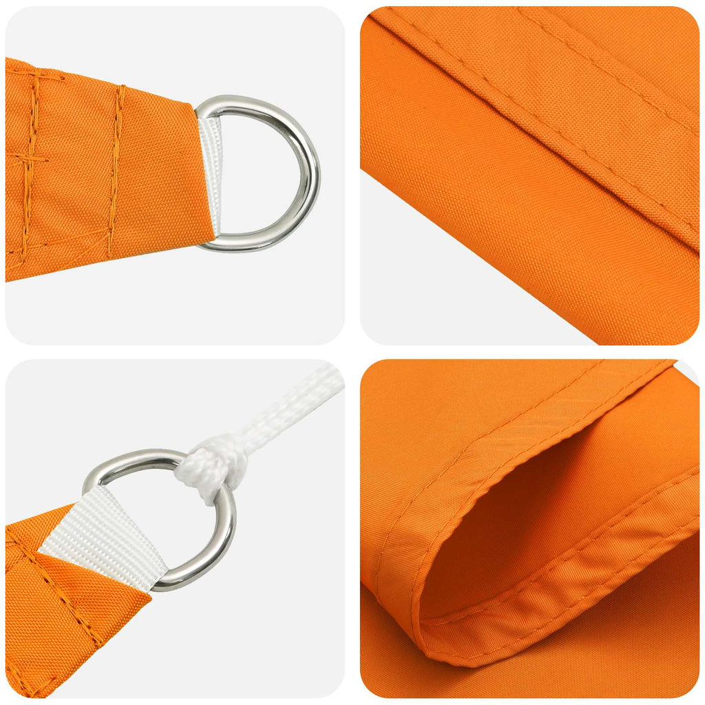 Sonnensegel Orange 6 x 2 m 100 % Polyester Oxford
