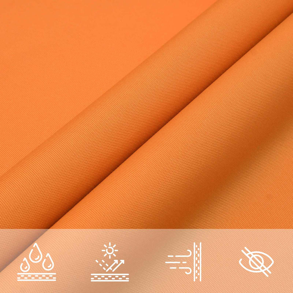 Sonnensegel Orange 6 x 2,5 m 100 % Polyester Oxford