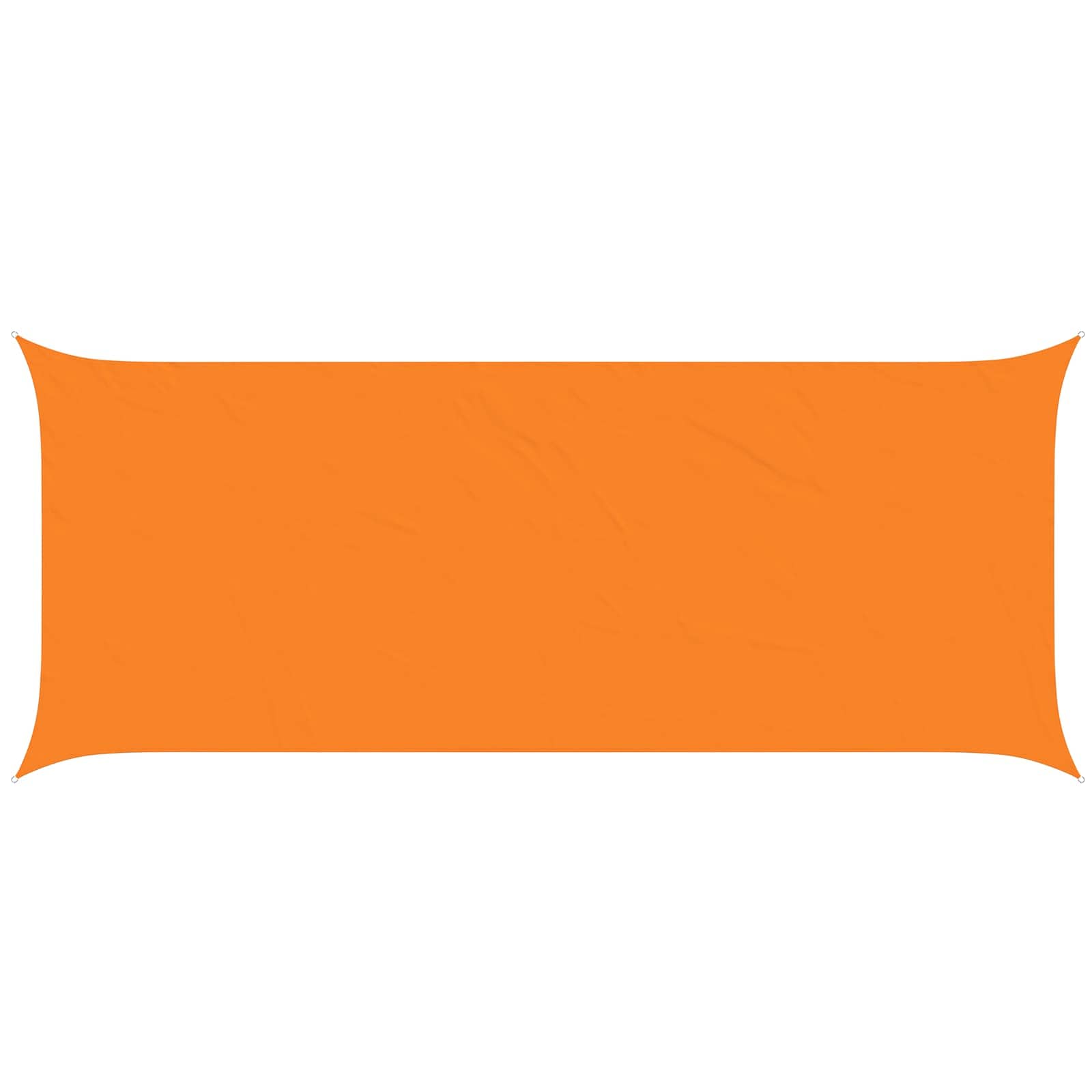 Sonnensegel Orange 6 x 2,5 m 100 % Polyester Oxford