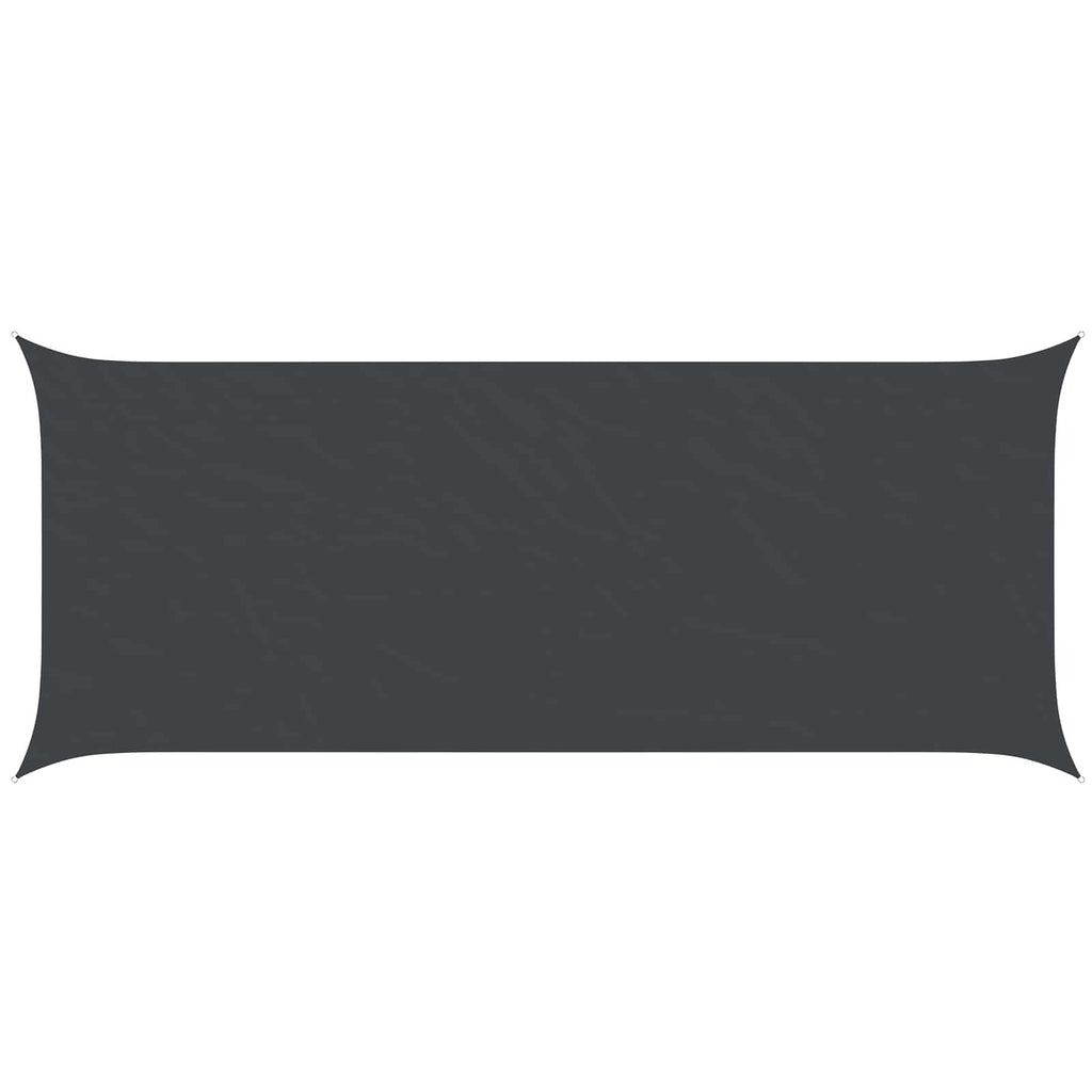 Sonnensegel Schwarz 6 x 2,5 m 100 % Polyester Oxford
