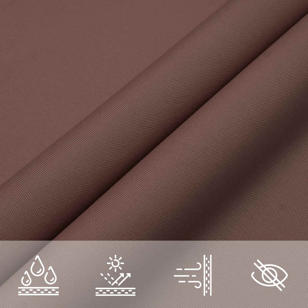 Sonnensegel Braun 6 x 2 m 100 % Polyester Oxford