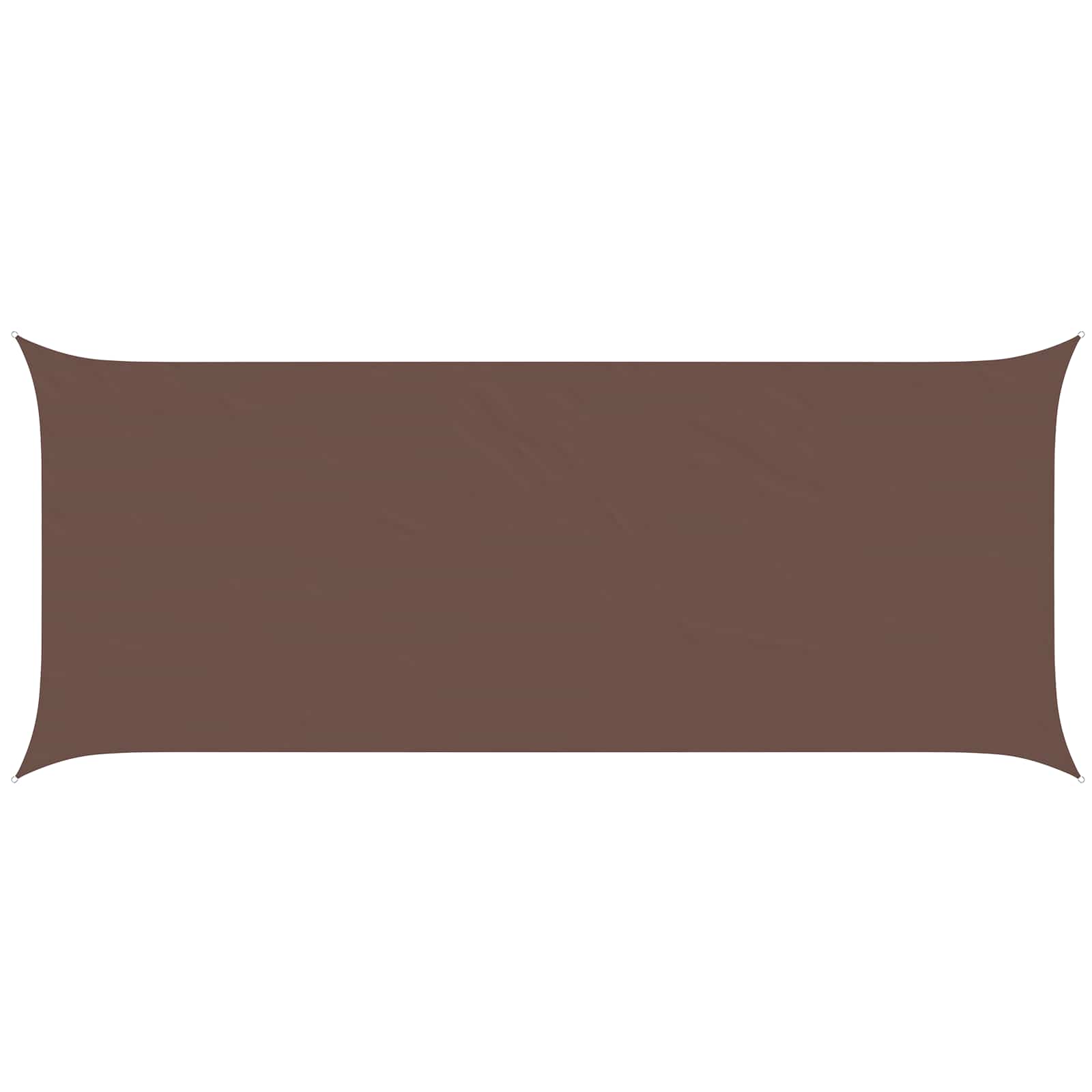Sonnensegel Braun 6 x 2,5 m 100 % Polyester Oxford