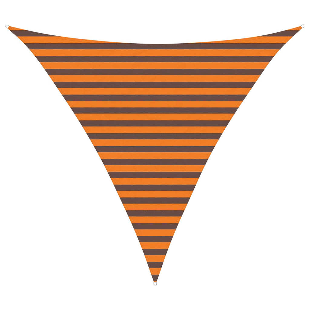 Sonnensegel Orange und Braun 3 x 3 x 3 m 100 % Polyester Oxford