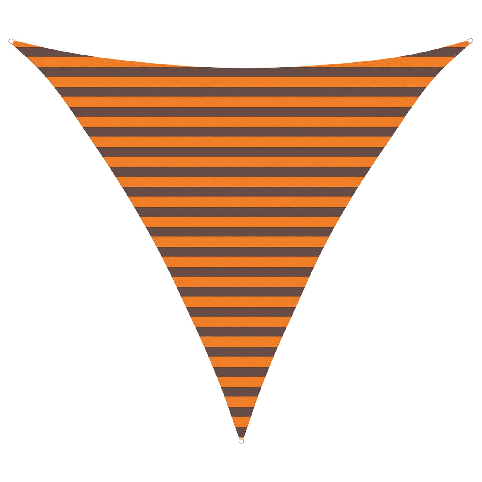 Sonnensegel Orange und Braun 3 x 3 x 3 m 100 % Polyester Oxford