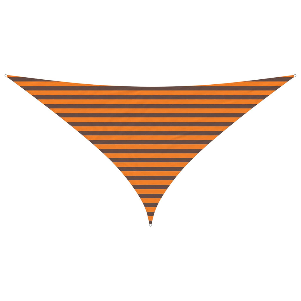 Sonnensegel Orange und Braun 3 x 3 x 4,24 m