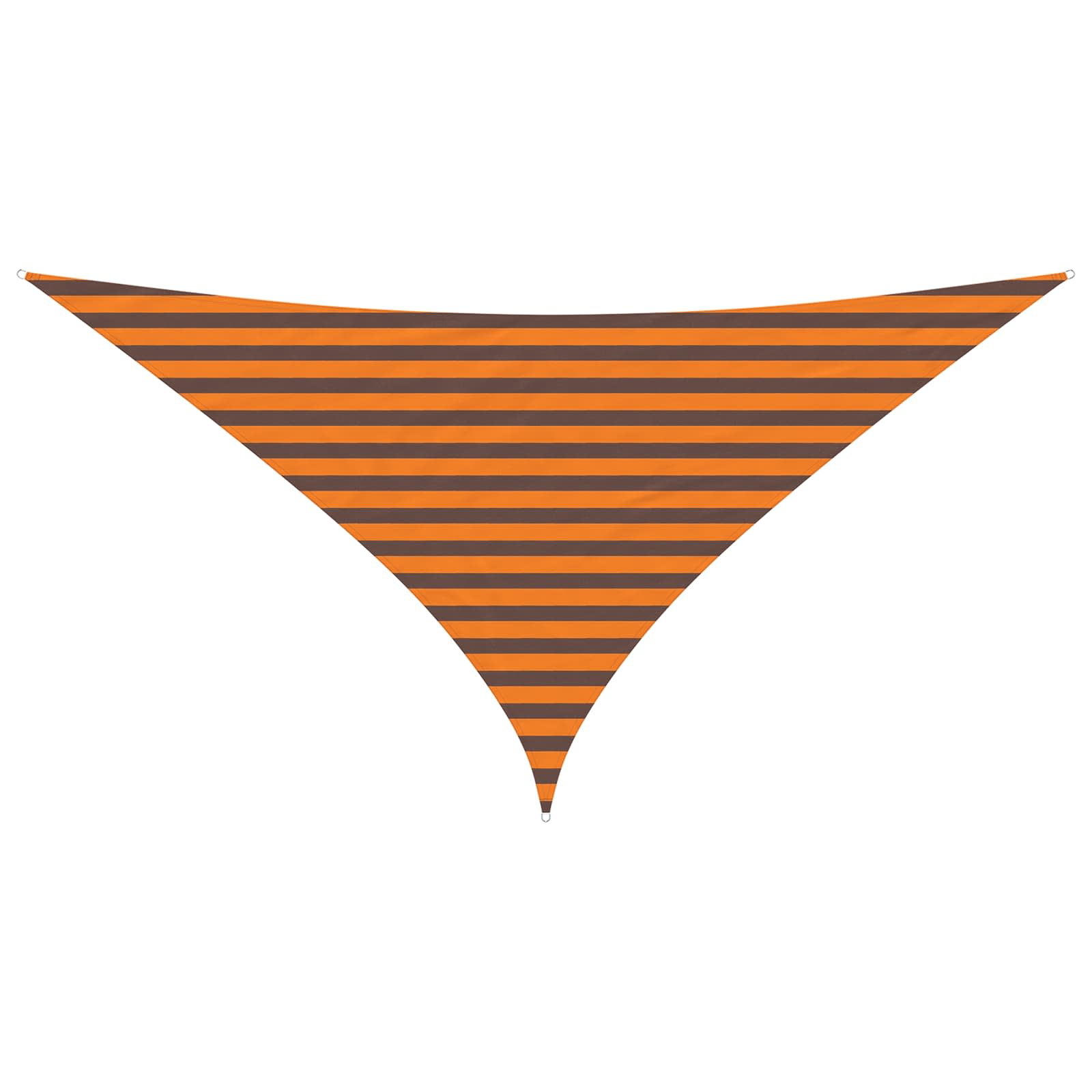 Sonnensegel Orange und Braun 3 x 3 x 4,24 m