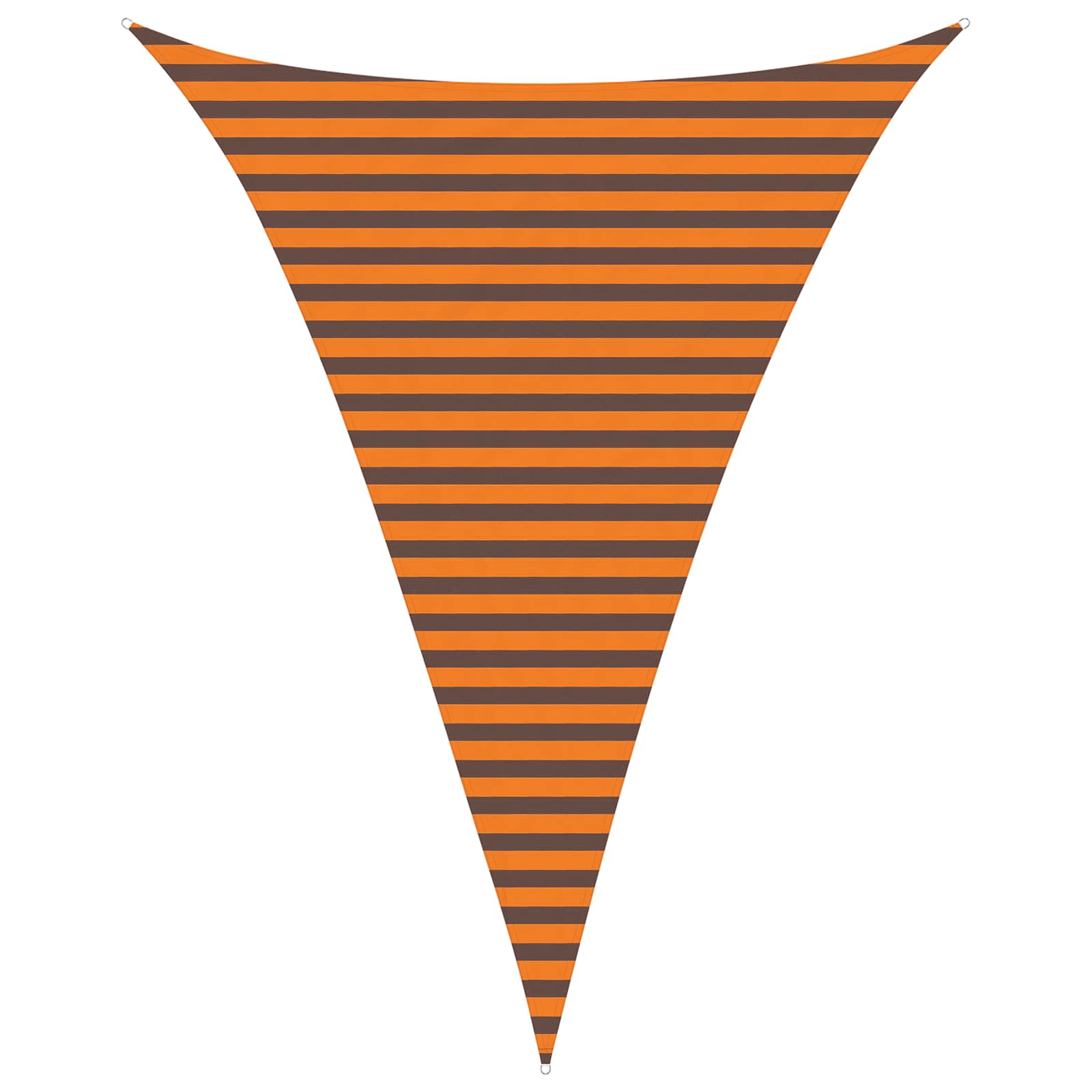 Sonnensegel Orange und Braun 3 x 4 x 4 m 100 % Polyester Oxford