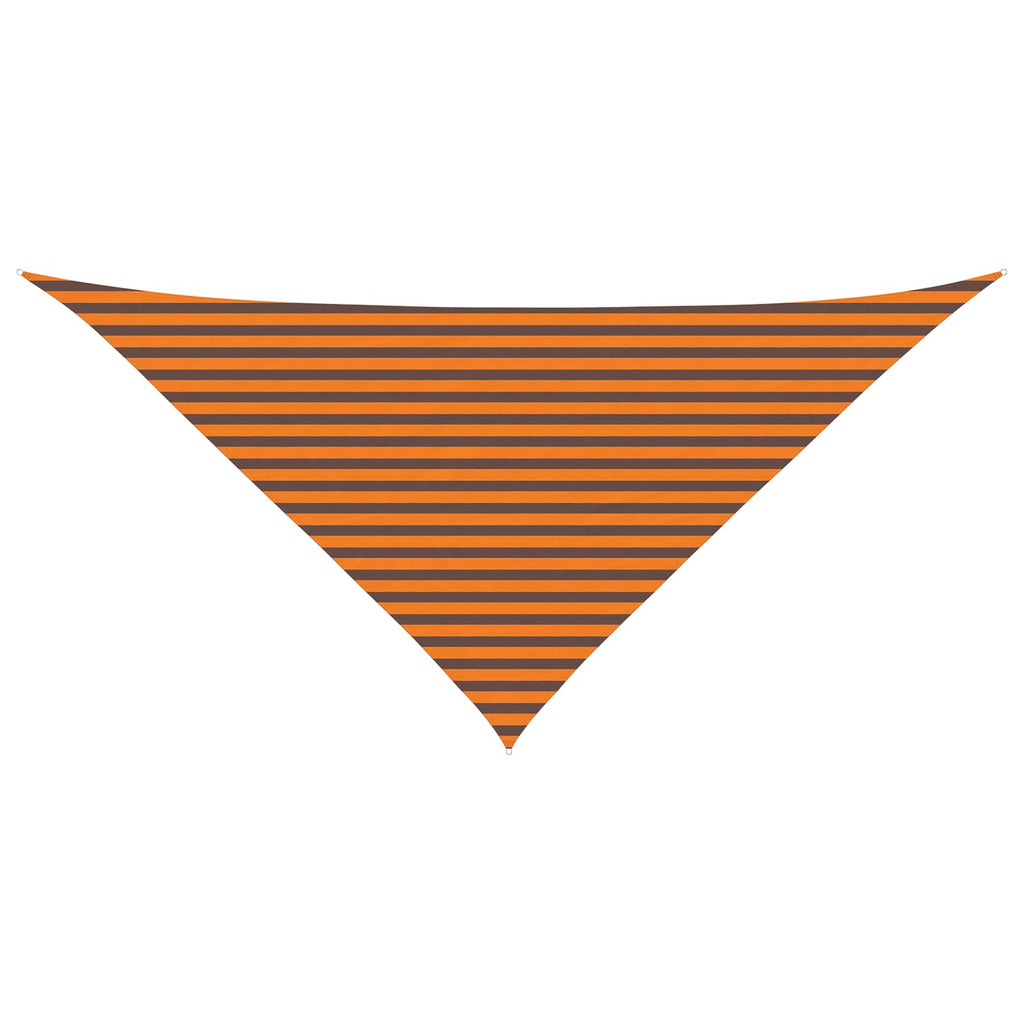 Sonnensegel Orange und Braun 4 x 4 x 5,8 m