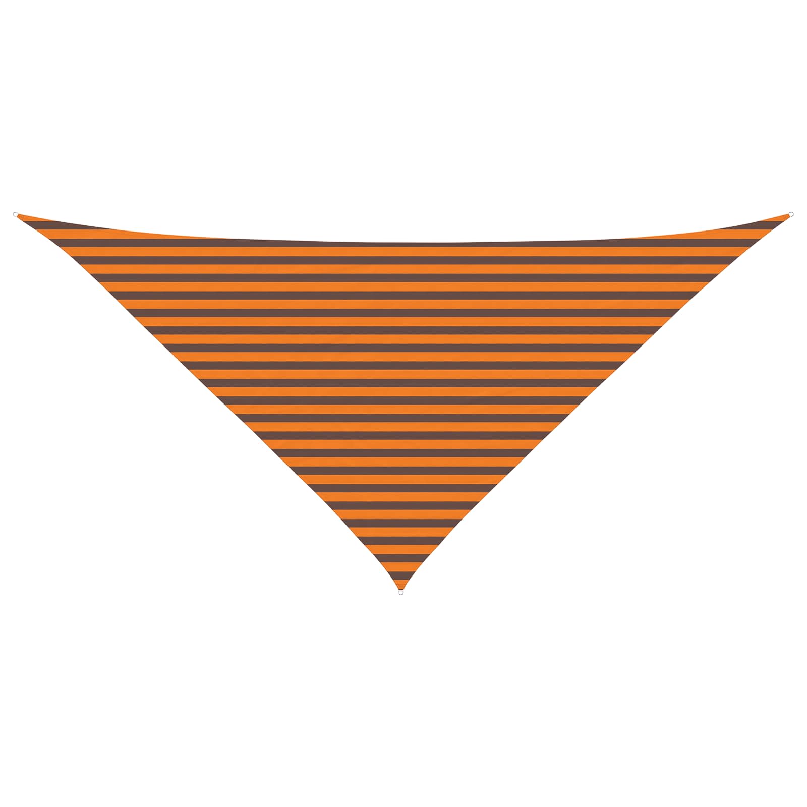 Sonnensegel Orange und Braun 4 x 4 x 5,8 m