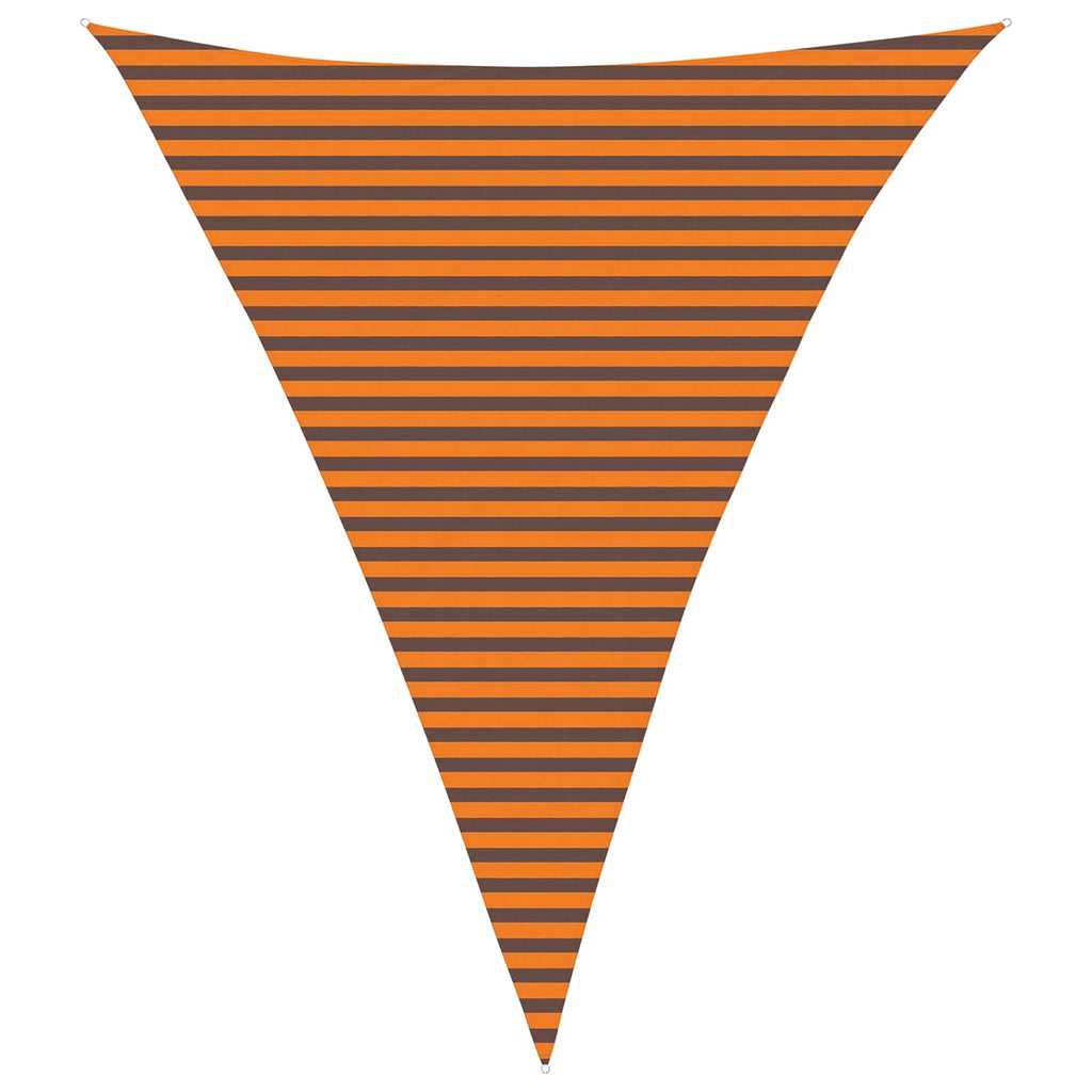 Sonnensegel Orange und Braun 4 x 5 x 5 m 100 % Polyester Oxford
