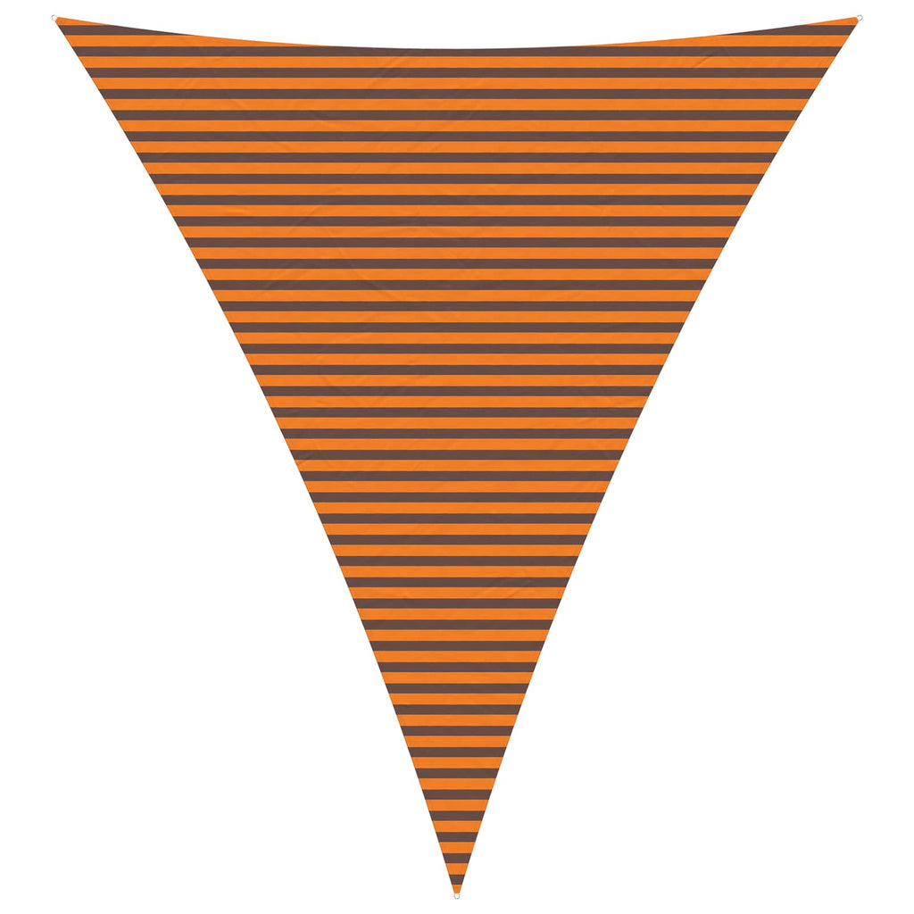 Sonnensegel Orange und Braun 5 x 6 x 6 m 100 % Polyester Oxford