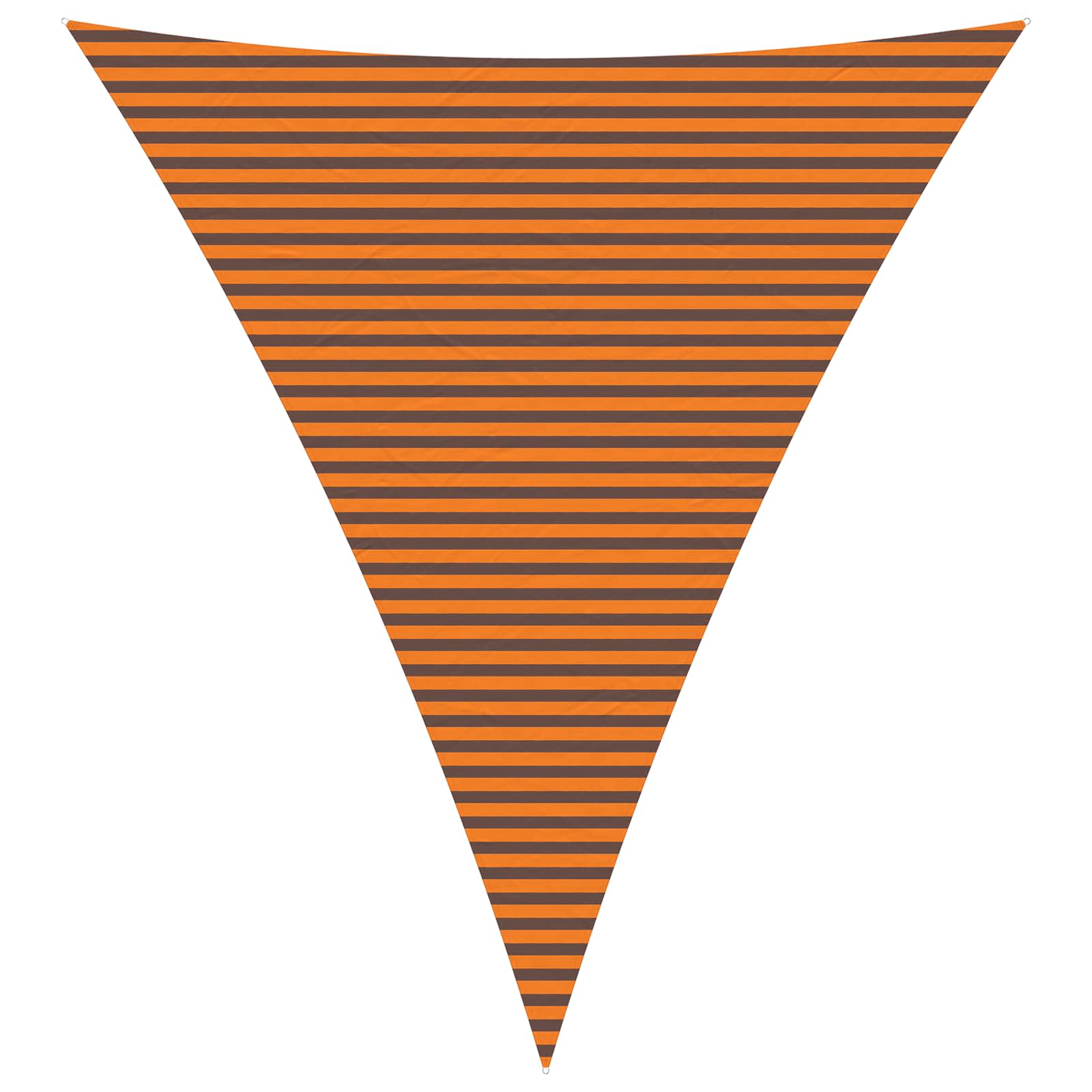 Sonnensegel Orange und Braun 5 x 6 x 6 m 100 % Polyester Oxford