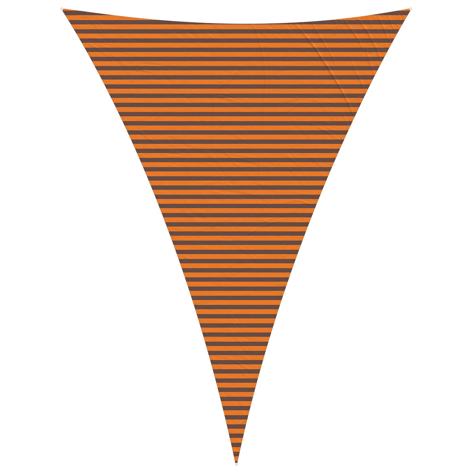 Sonnensegel Orange und Braun 5 x 7 x 7 m 100 % Polyester Oxford