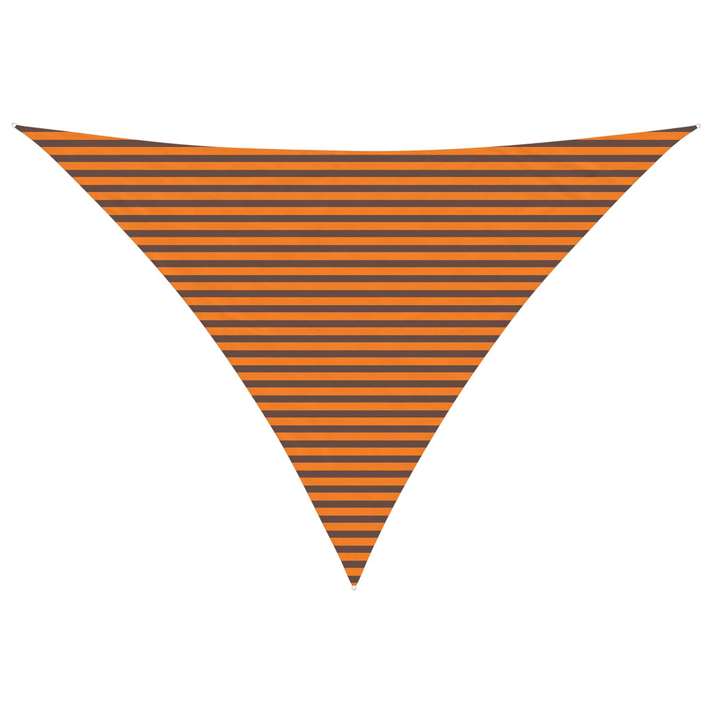 Sonnensegel Orange und Braun 5 x 5 x 6 m 100 % Polyester Oxford