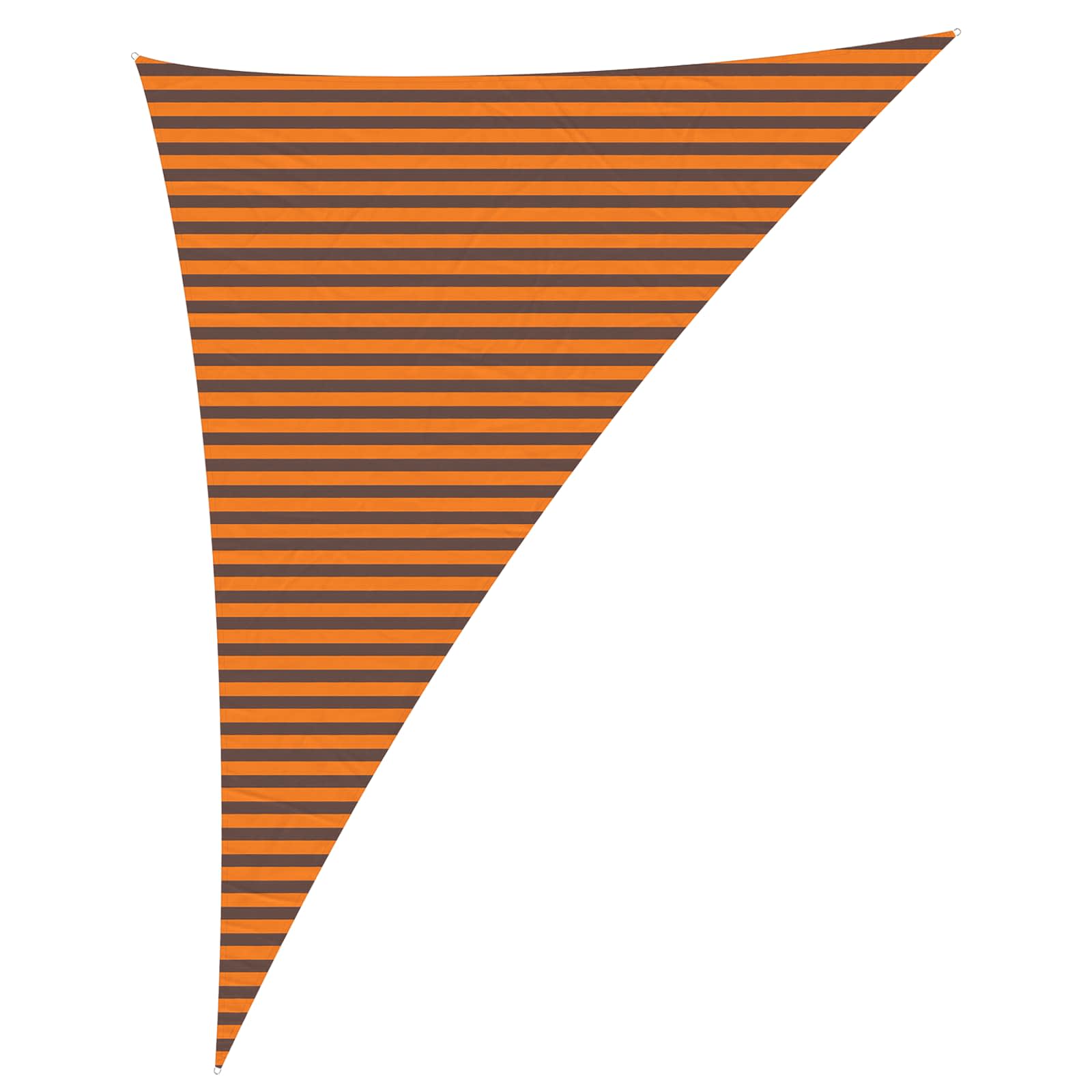 Sonnensegel Orange und Braun 4 x 5 x 6,4 m