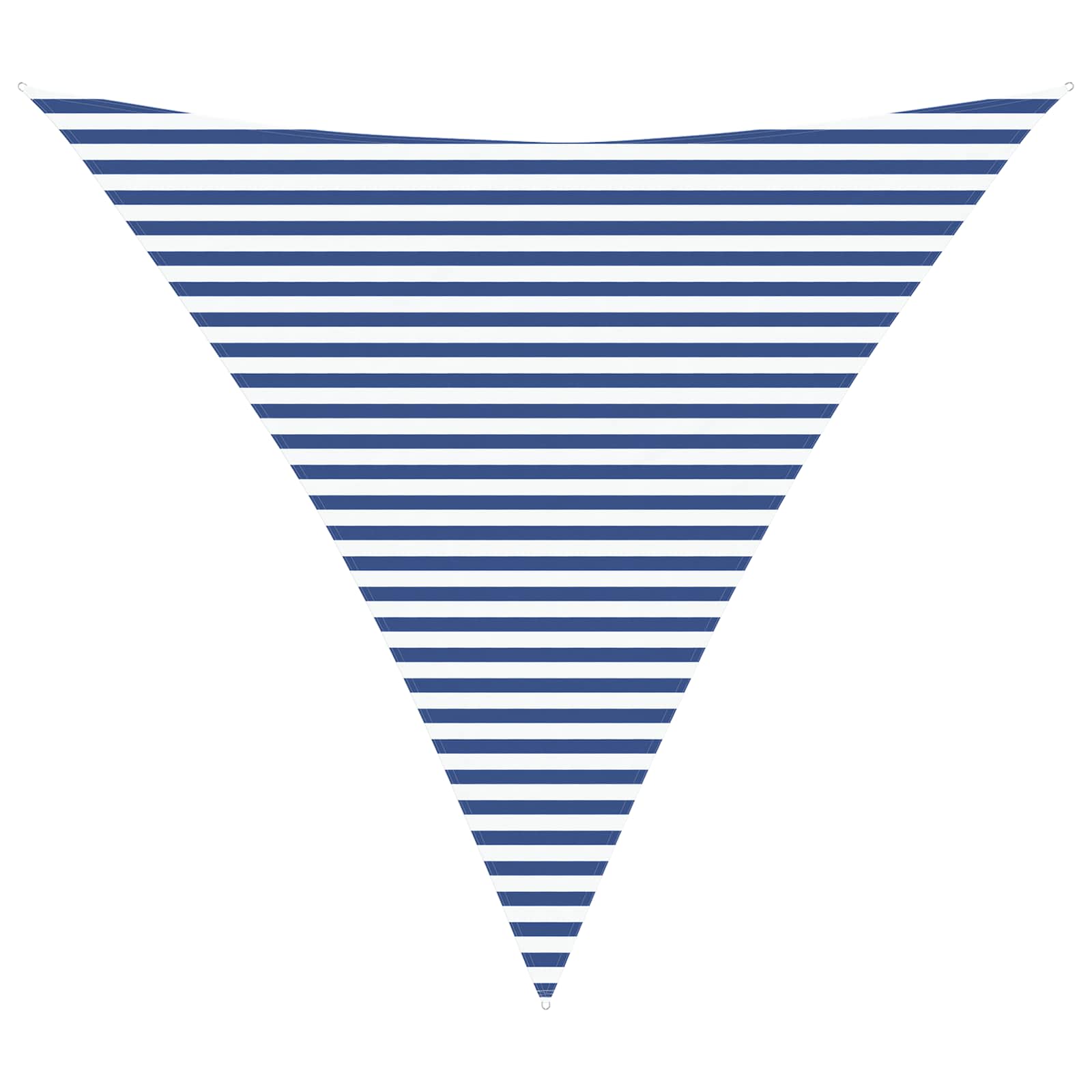 Sonnensegel Blau und Weiß 4,5 x 4,5 x 4,5 m