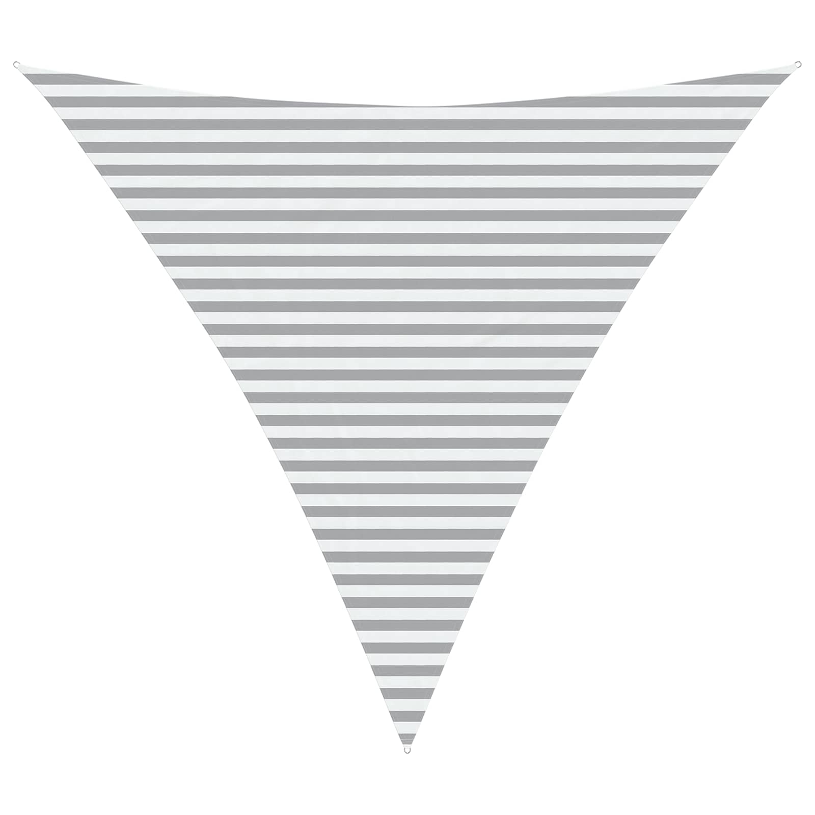 Sonnensegel Hellgrau und Weiß 4,5 x 4,5 x 4,5 m