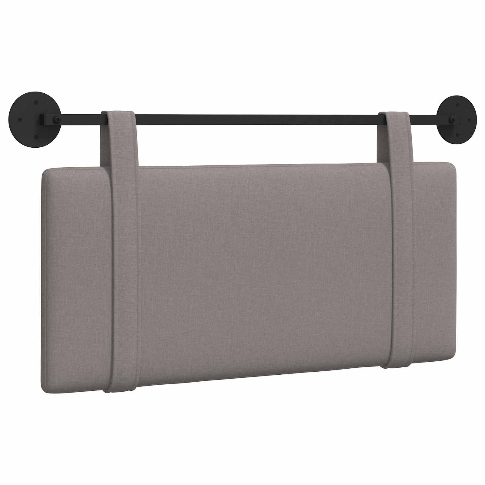 Hängendes Kopfteil Taupe Stoff