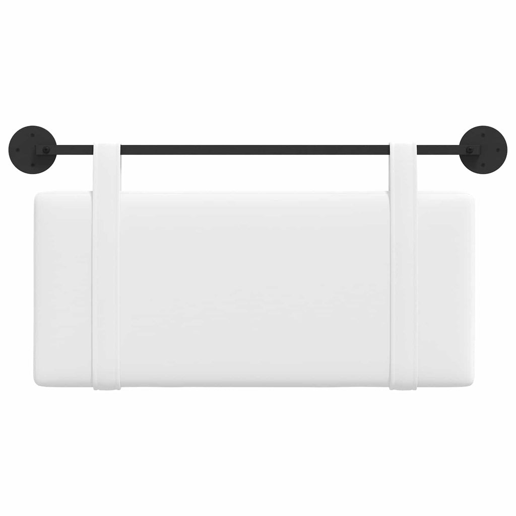 Hängendes Kopfteil Weiß Stoff