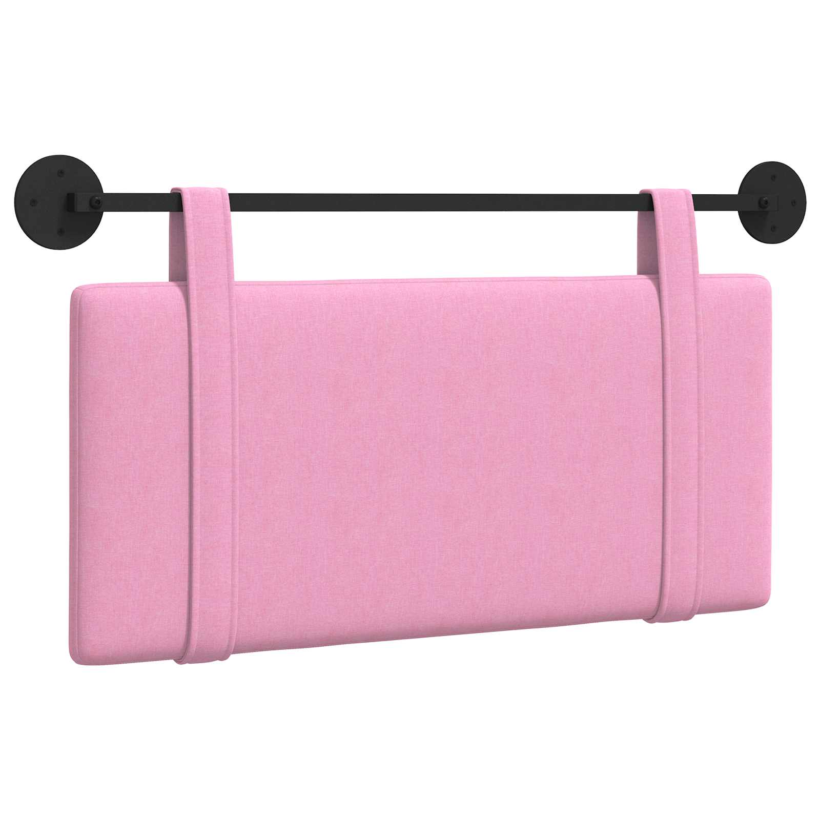 Hängendes Kopfteil Rosa Stoff