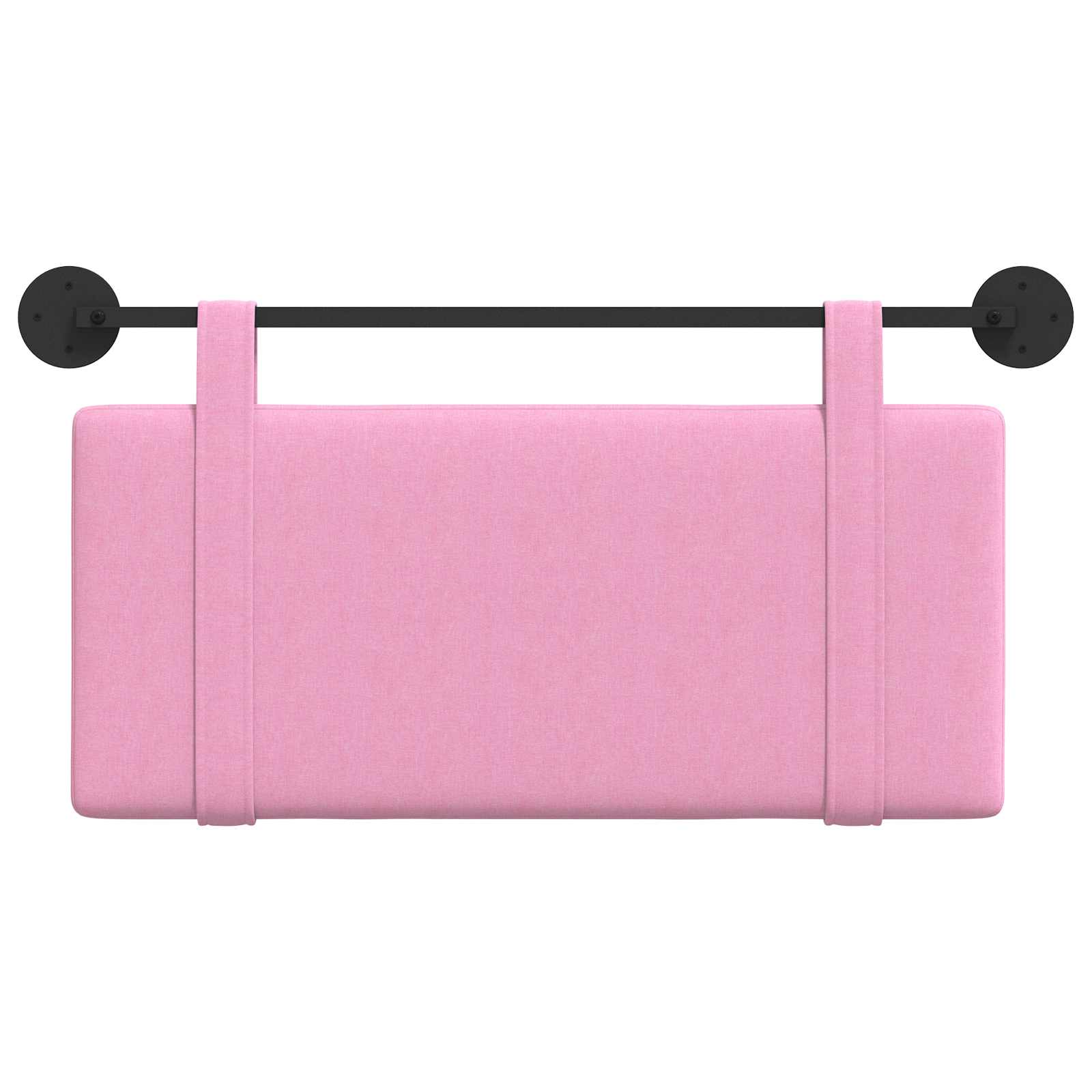 Hängendes Kopfteil Rosa Stoff