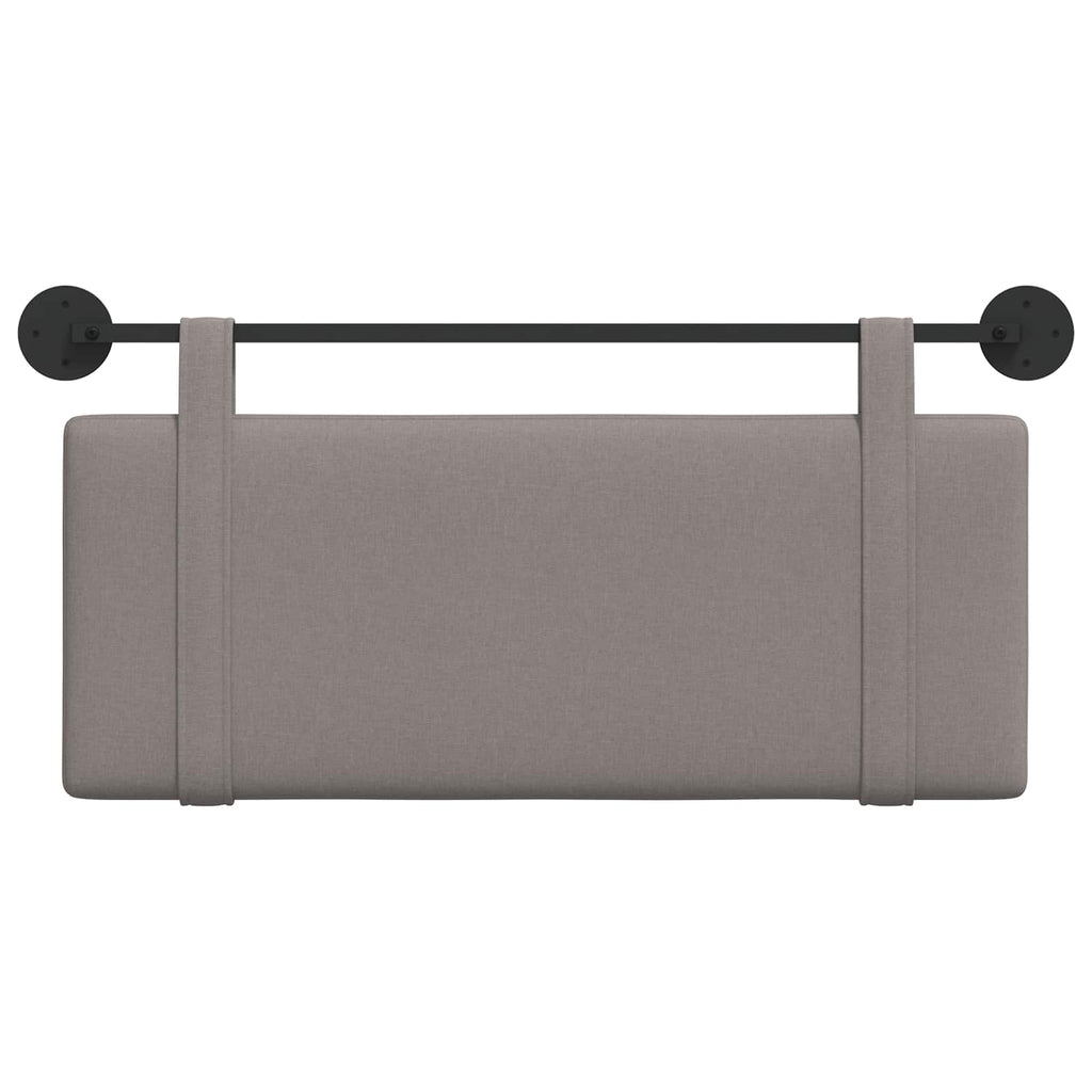 Hängendes Kopfteil Taupe Stoff