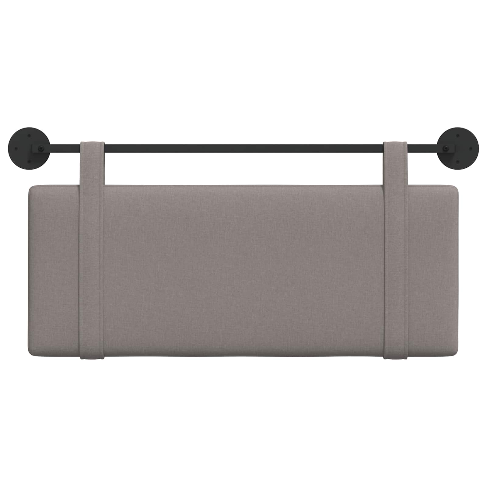 Hängendes Kopfteil Taupe Stoff