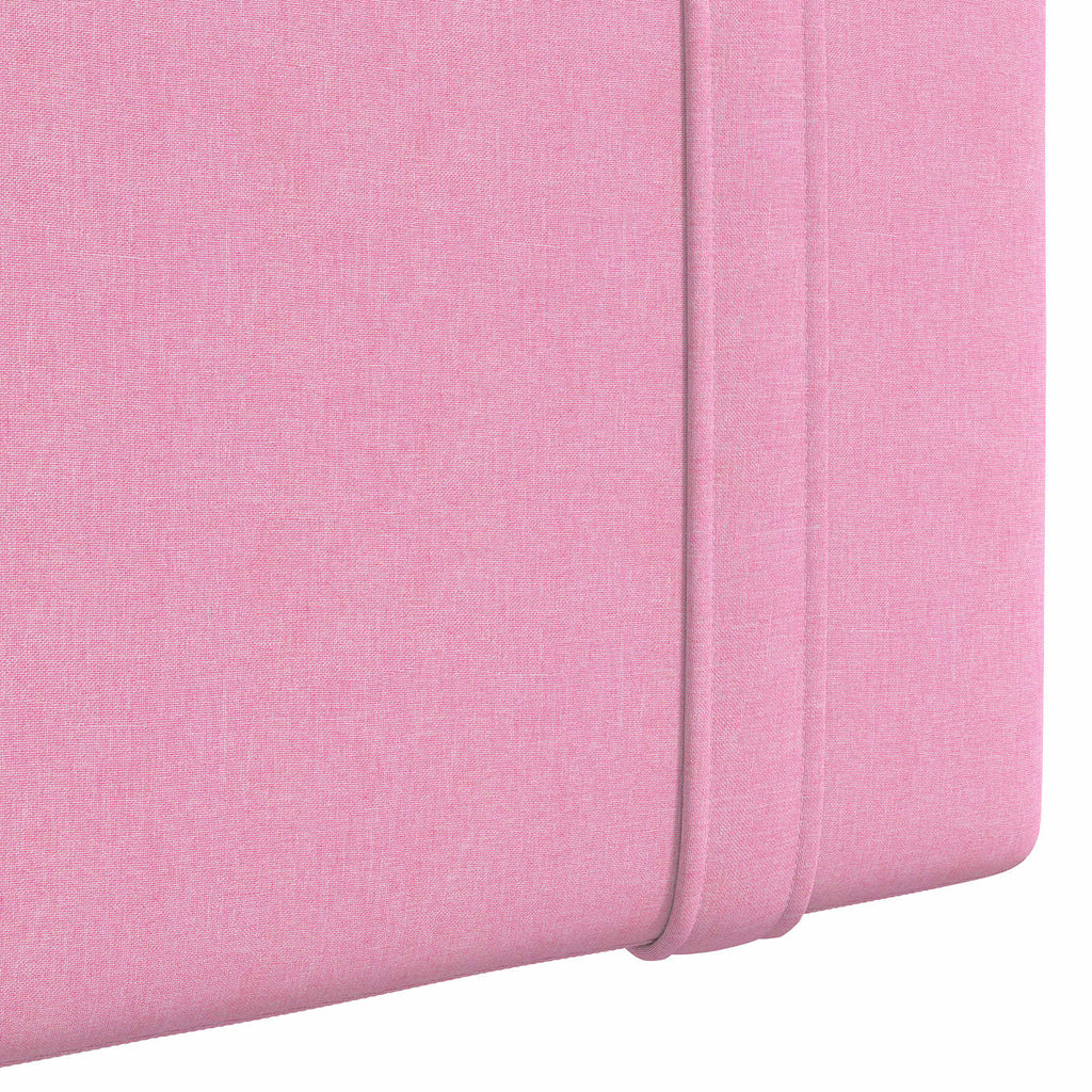Hängendes Kopfteil Rosa Stoff