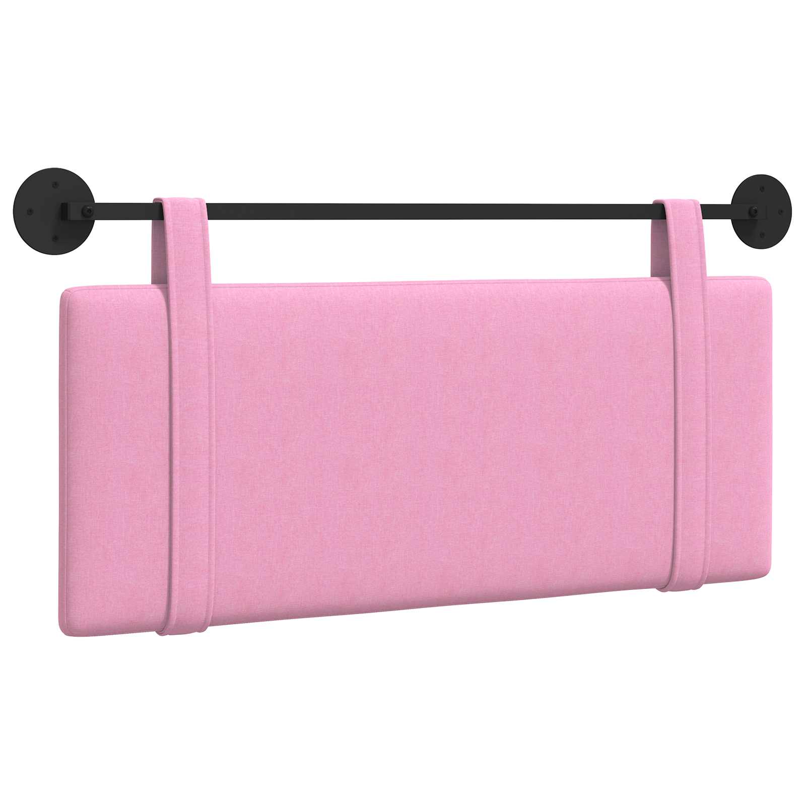Hängendes Kopfteil Rosa Stoff