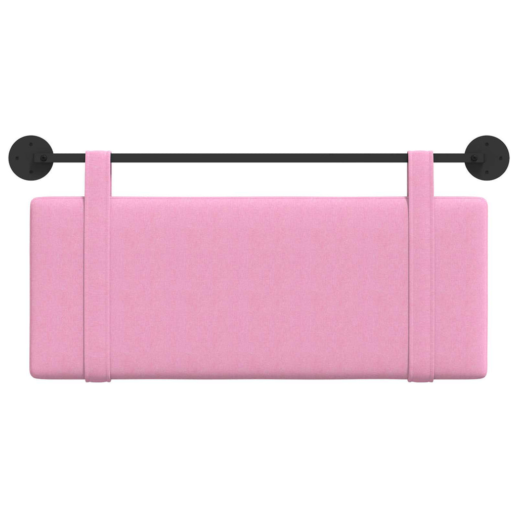 Hängendes Kopfteil Rosa Stoff