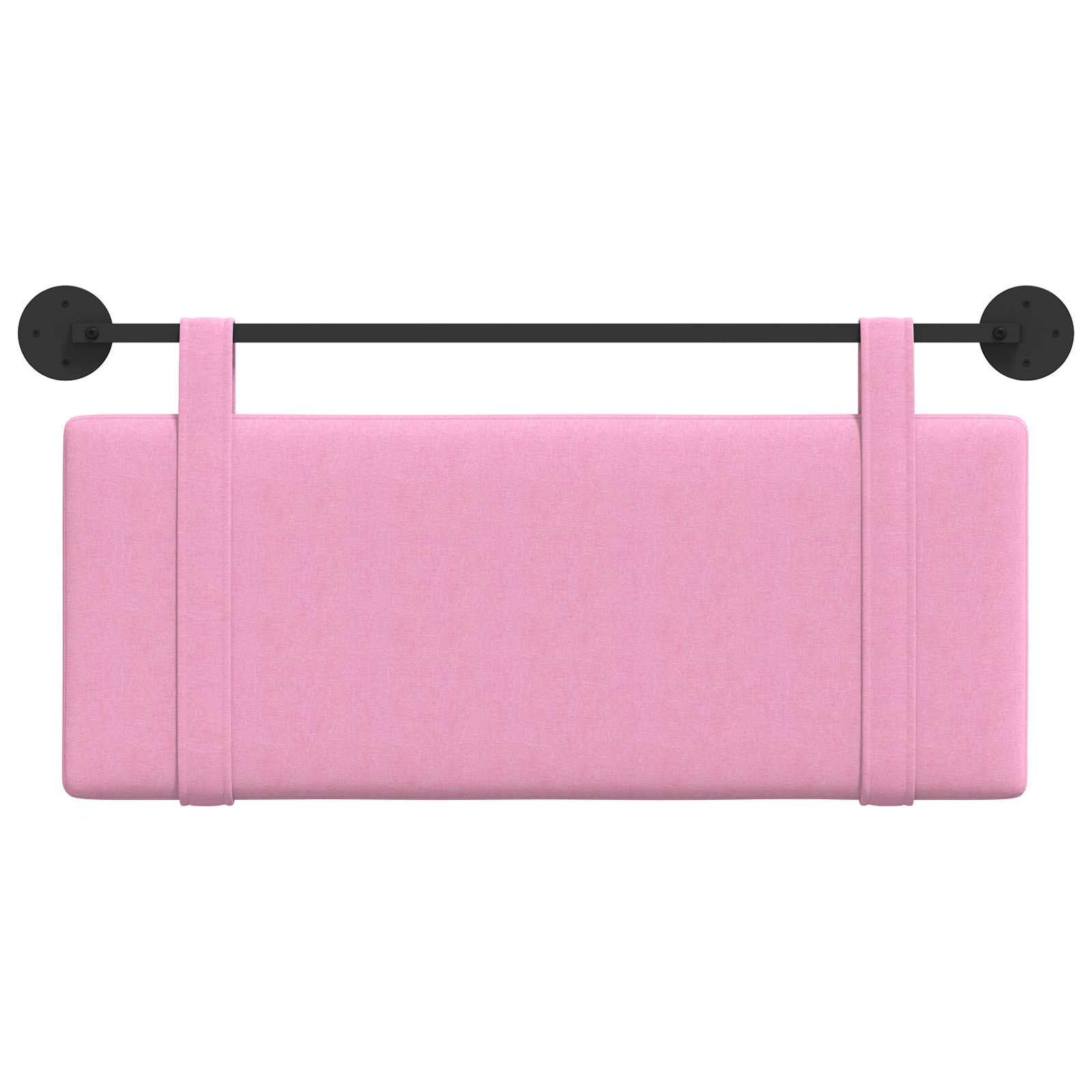 Hängendes Kopfteil Rosa Stoff