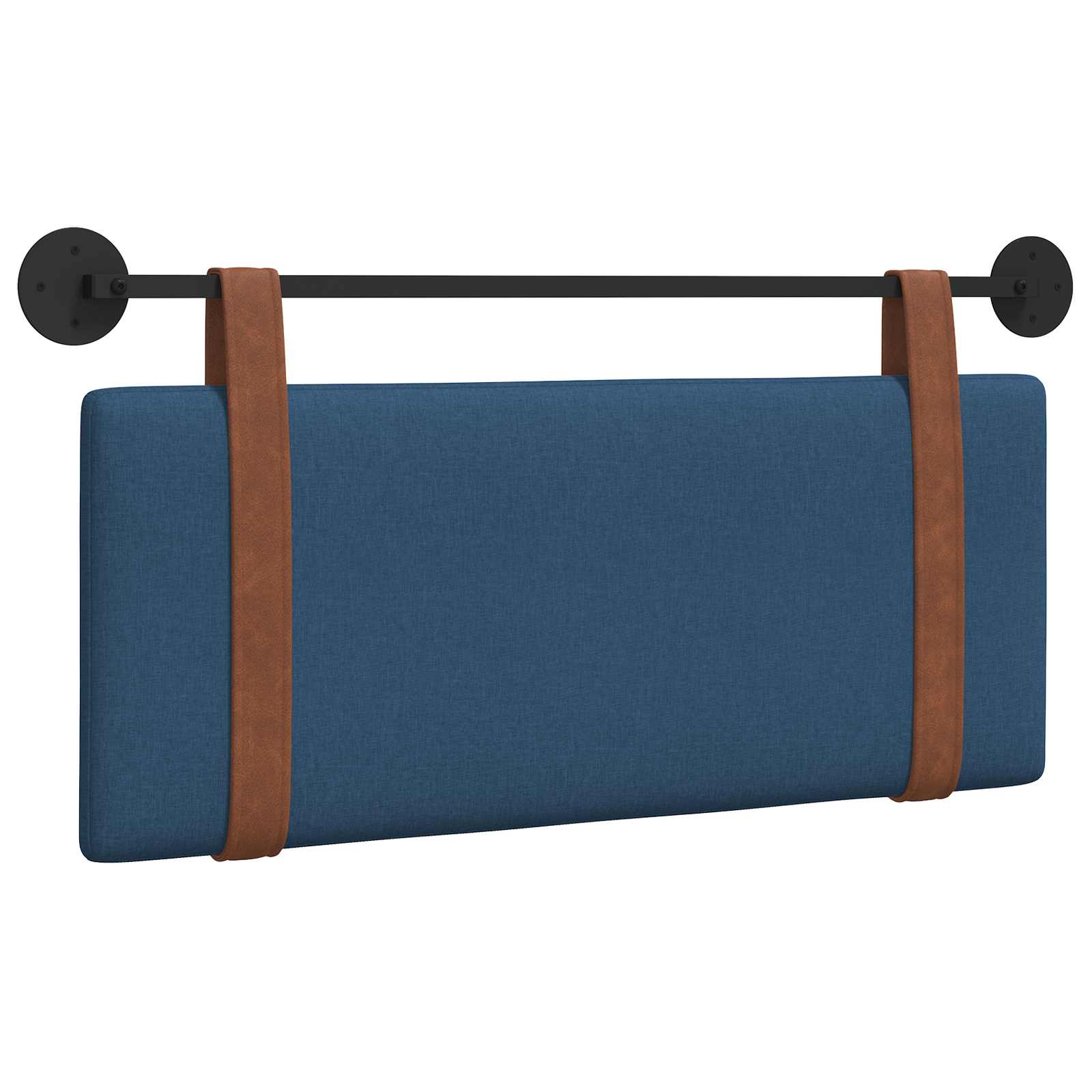Hängendes Kopfteil Blau Antikes PU