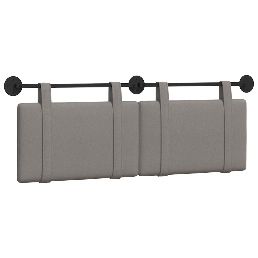 Hängendes Kopfteil Taupe Stoff
