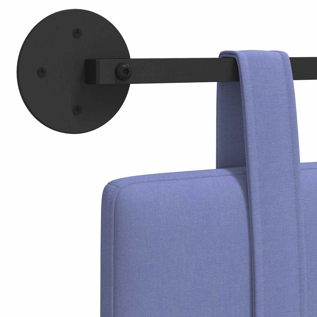 Hängendes Kopfteil Jeans blau Stoff