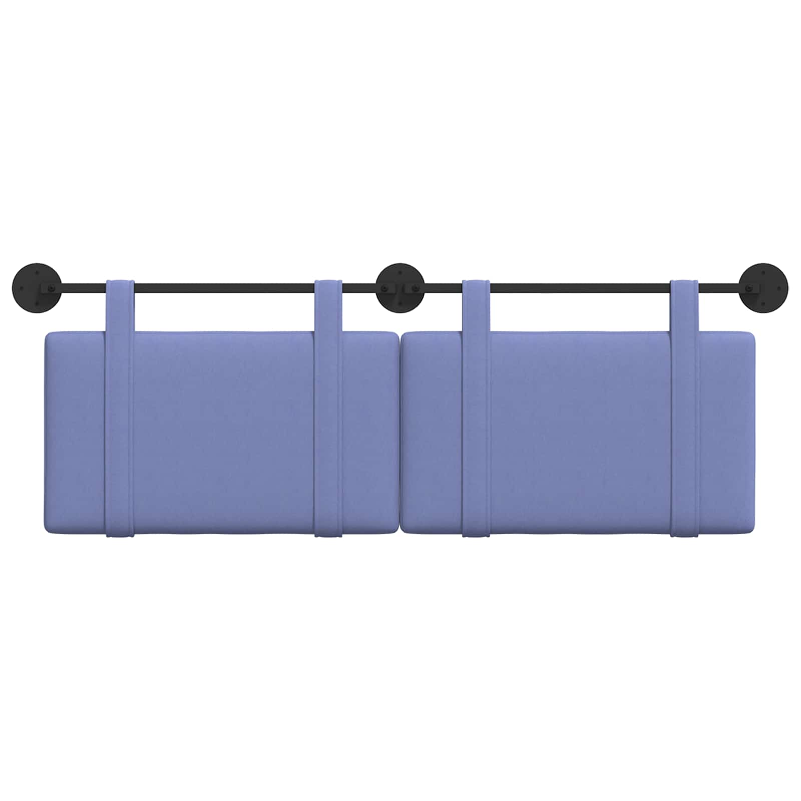 Hängendes Kopfteil Jeans blau Stoff