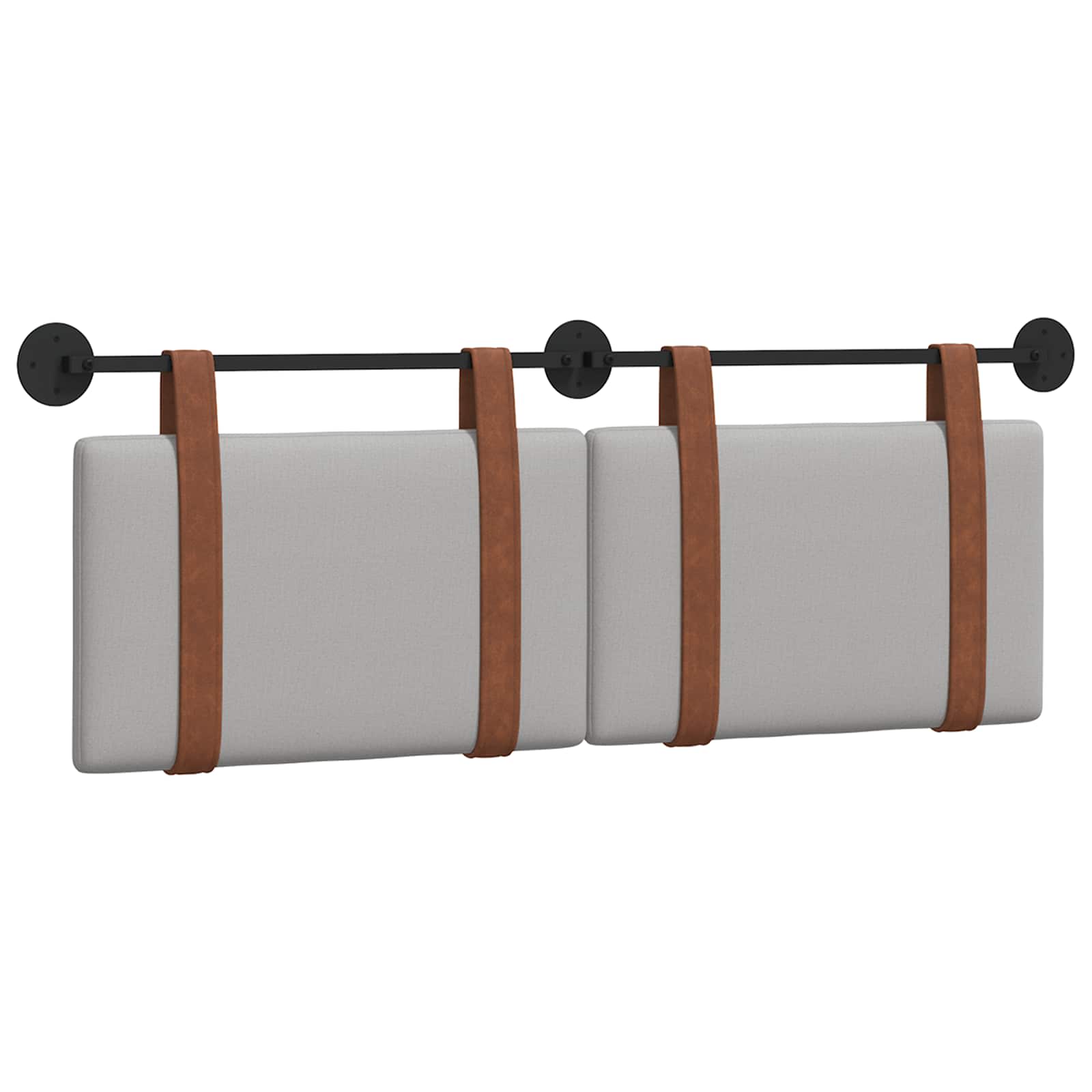 Hängevorderseite Uni Wolkengrau 130 x 55 x 5 cm Antikes PU