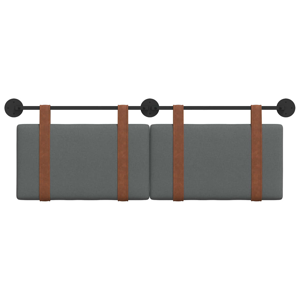 Hängevorderseite Uni Dunkelgrau 130 x 55 x 5 cm Antikes PU