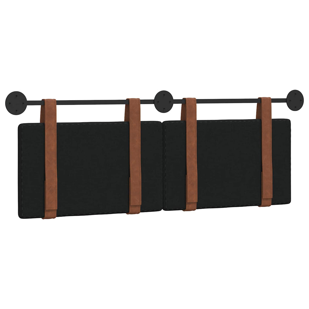 Hängevorderseite Uni Schwarz 130 x 55 x 5 cm Antikes PU