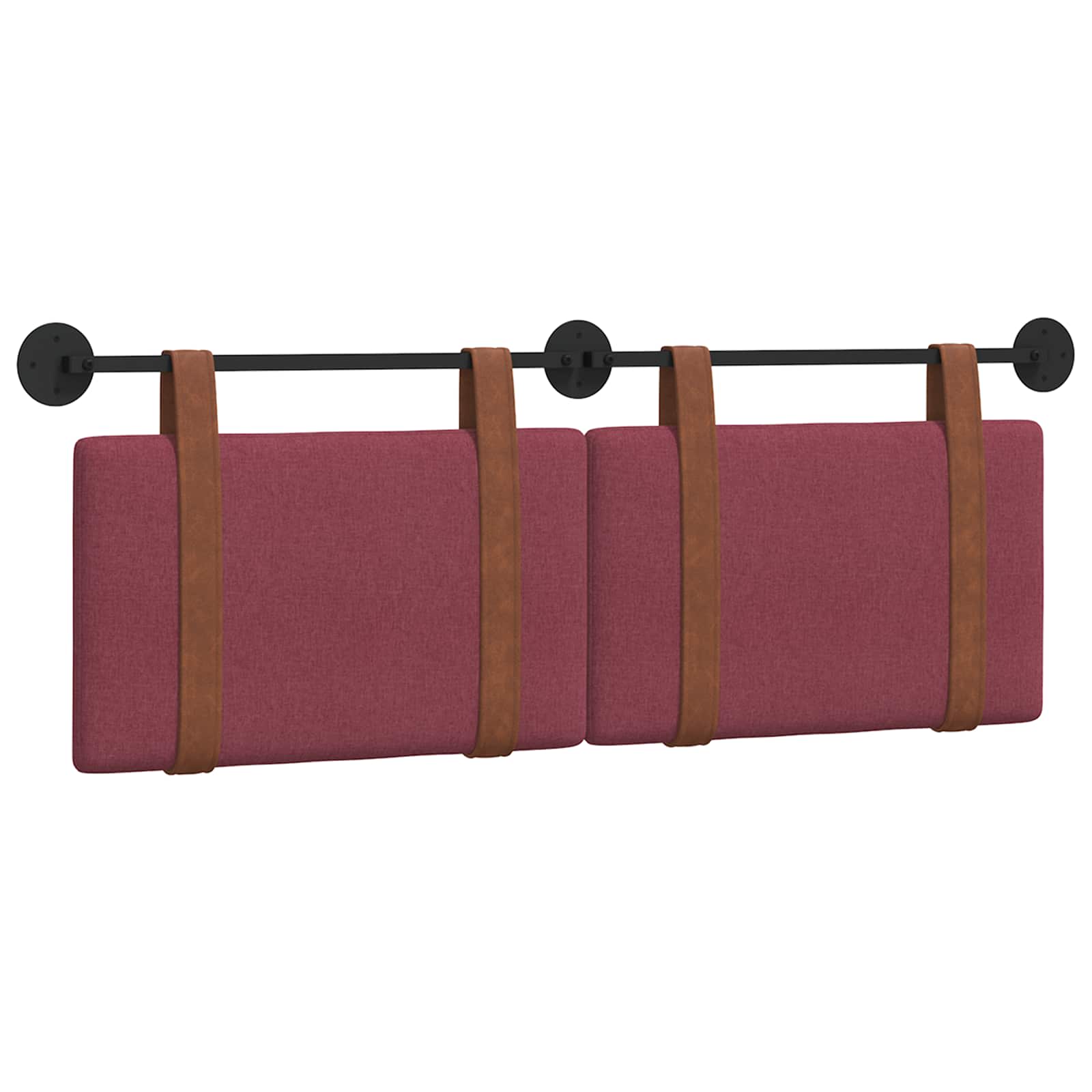 Hängevorderseite Uni Weinrot 130 x 55 x 5 cm Antikes PU
