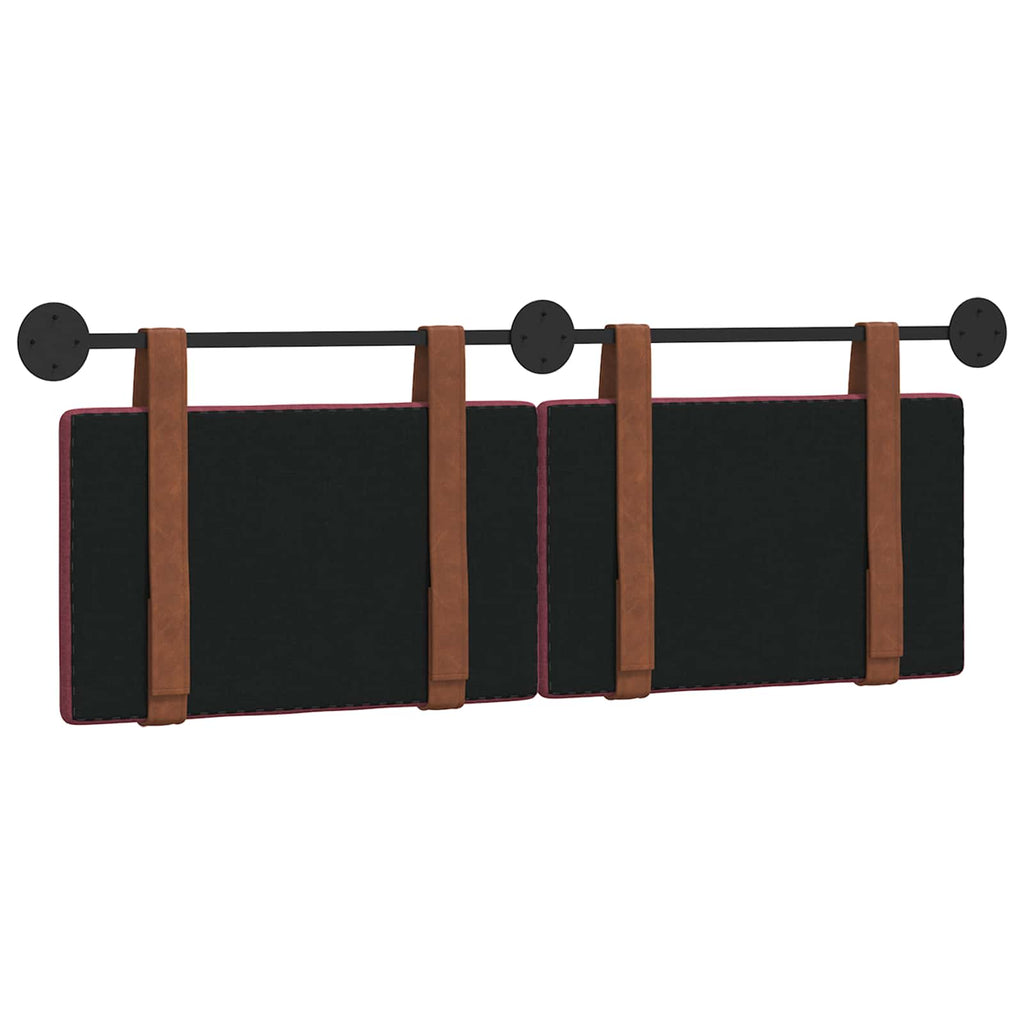 Hängevorderseite Uni Weinrot 130 x 55 x 5 cm Antikes PU