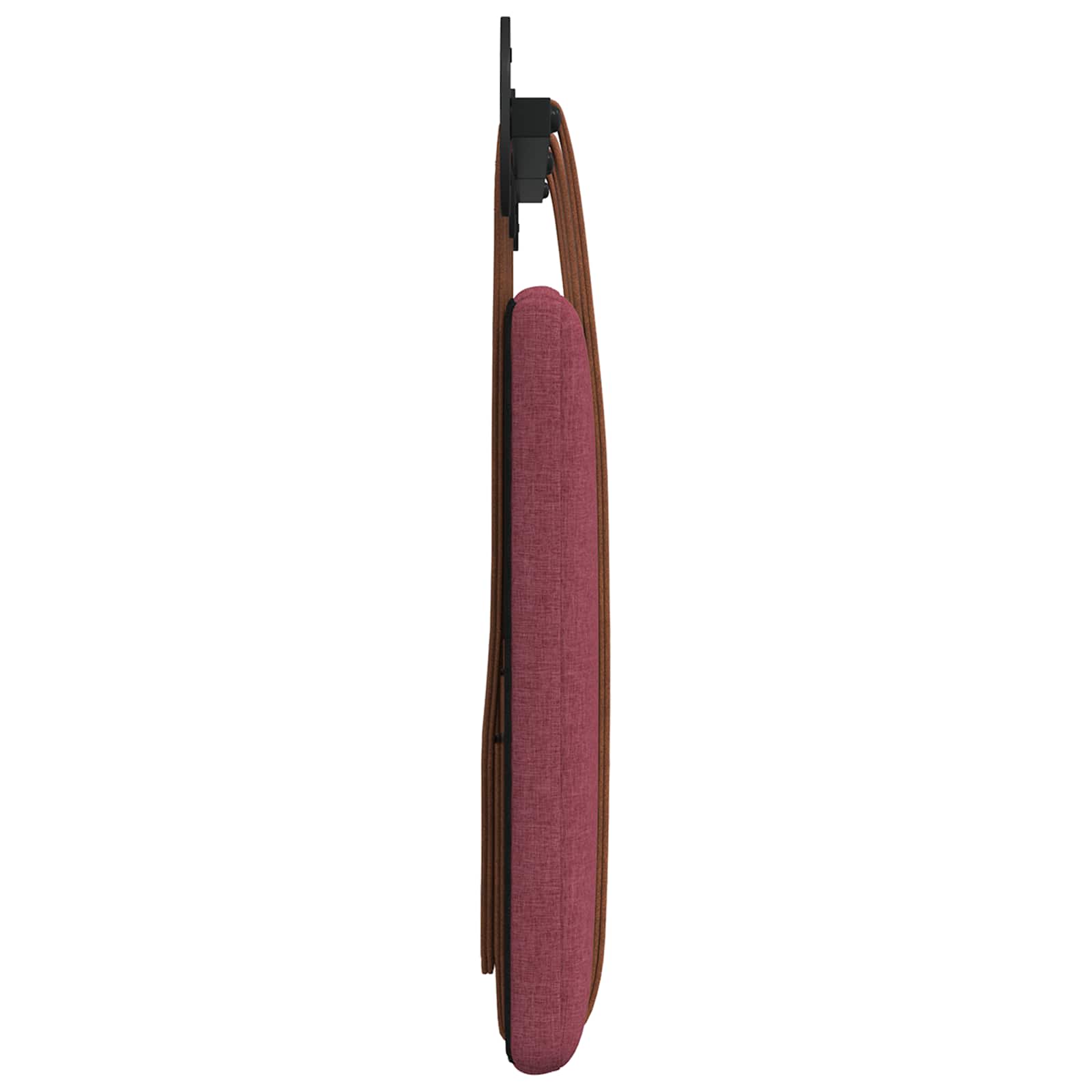 Hängevorderseite Uni Weinrot 130 x 55 x 5 cm Antikes PU