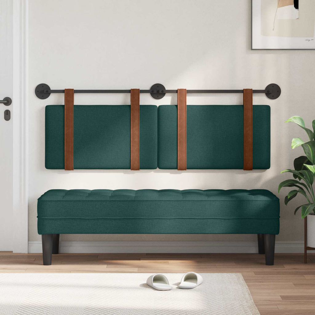 Hängevorderseite Uni Dunkelgrün 130 x 55 x 5 cm Antikes PU