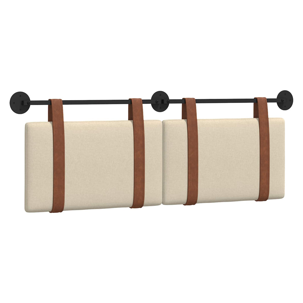 Hängevorderseite Wandmontiert Creme 130 x 55 x 5 cm Antikes PU