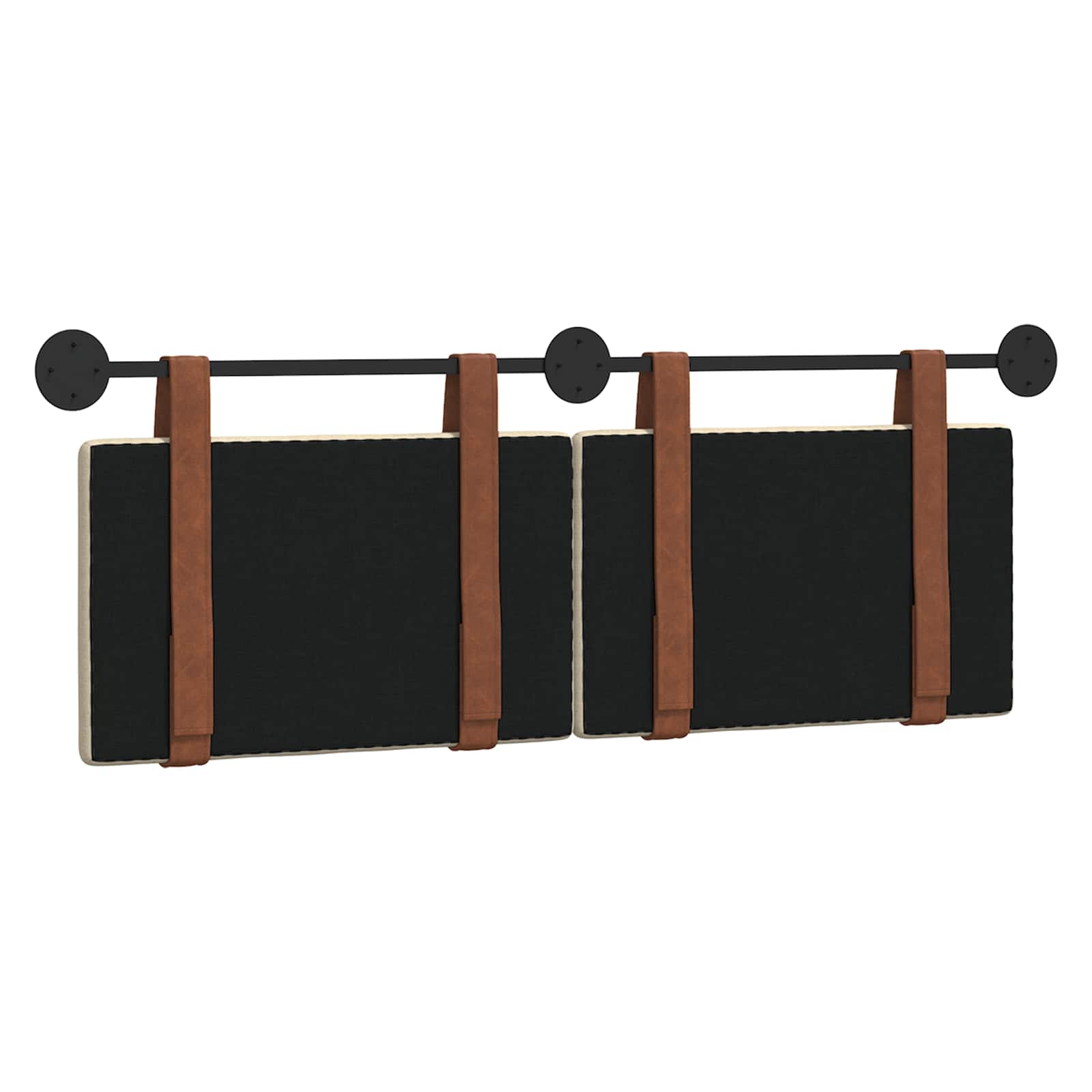 Hängevorderseite Wandmontiert Creme 130 x 55 x 5 cm Antikes PU