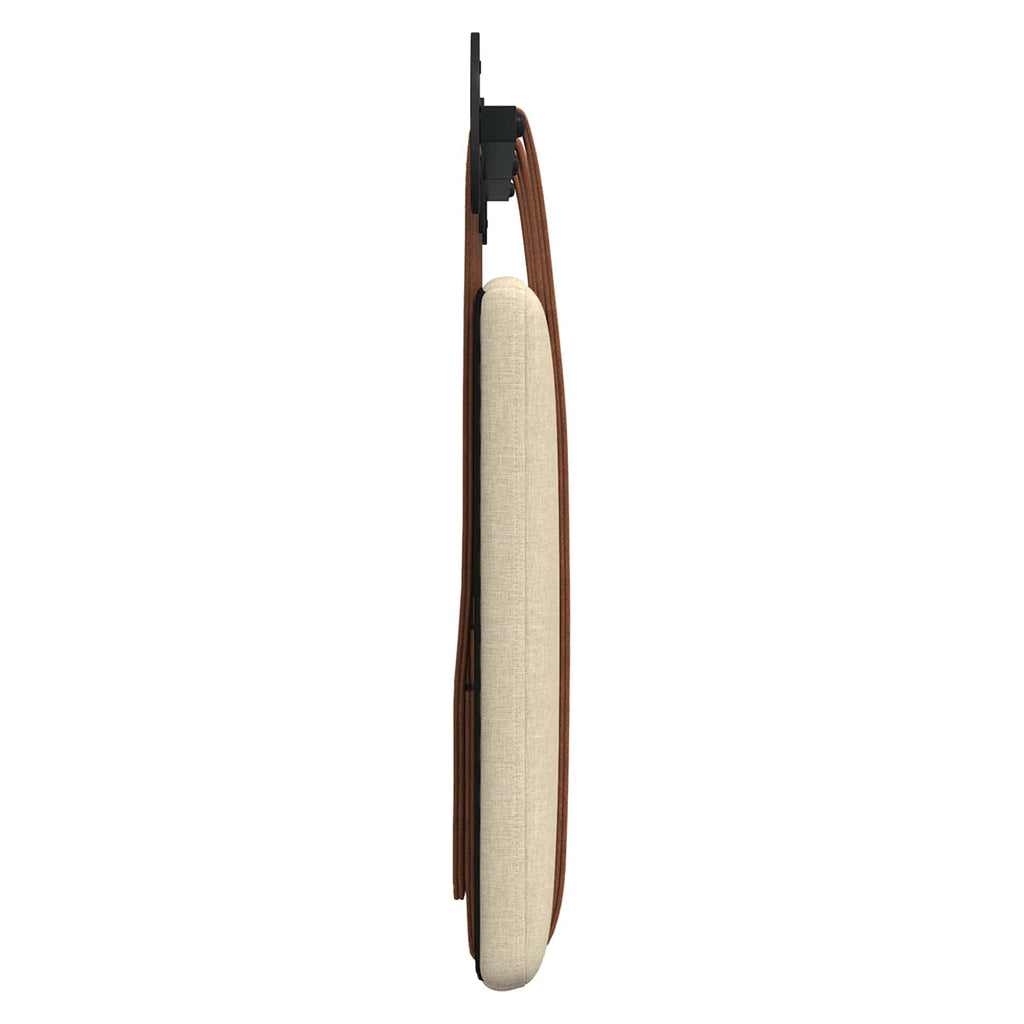 Hängevorderseite Wandmontiert Creme 130 x 55 x 5 cm Antikes PU