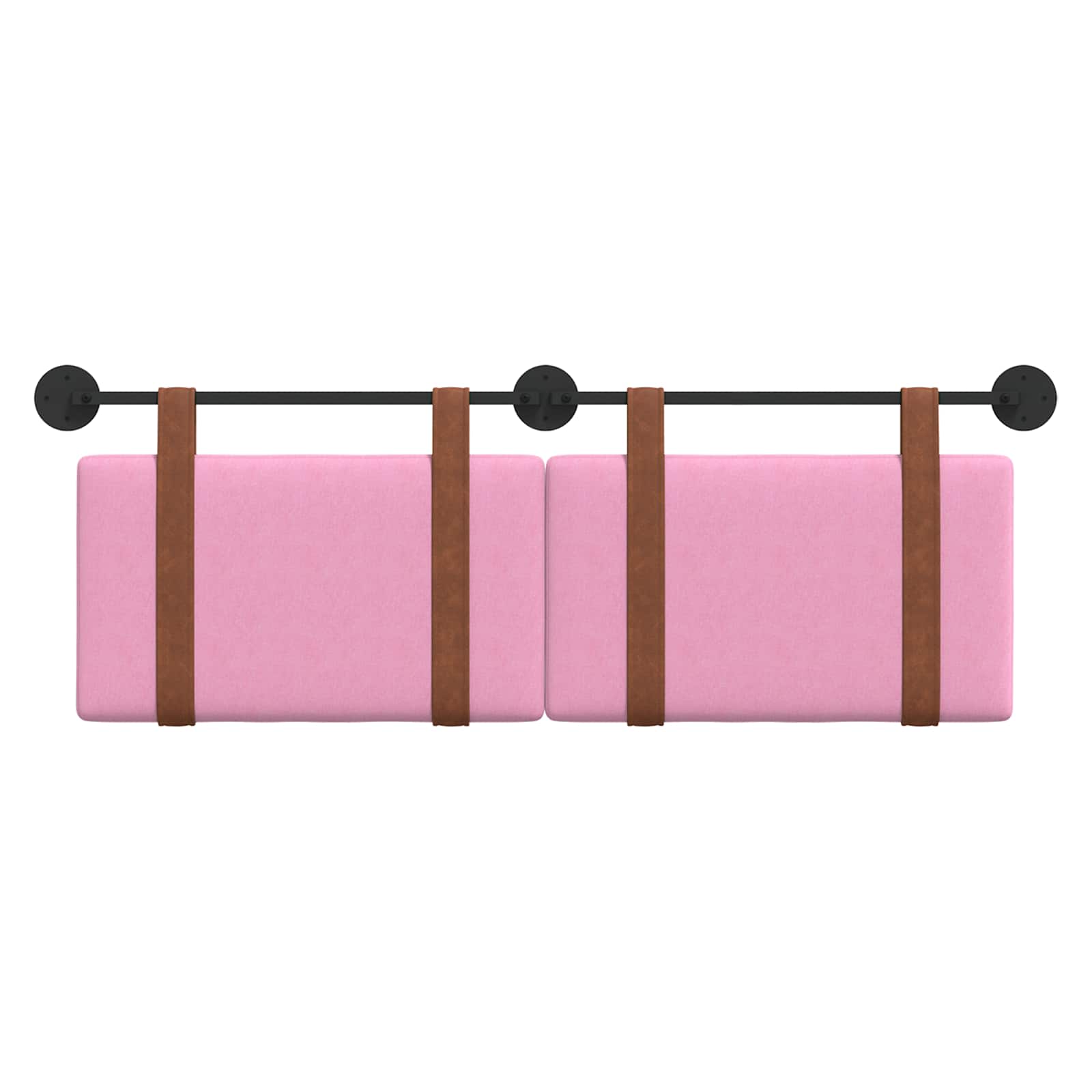 Hängendes Kopfteil Rosa Antikes PU