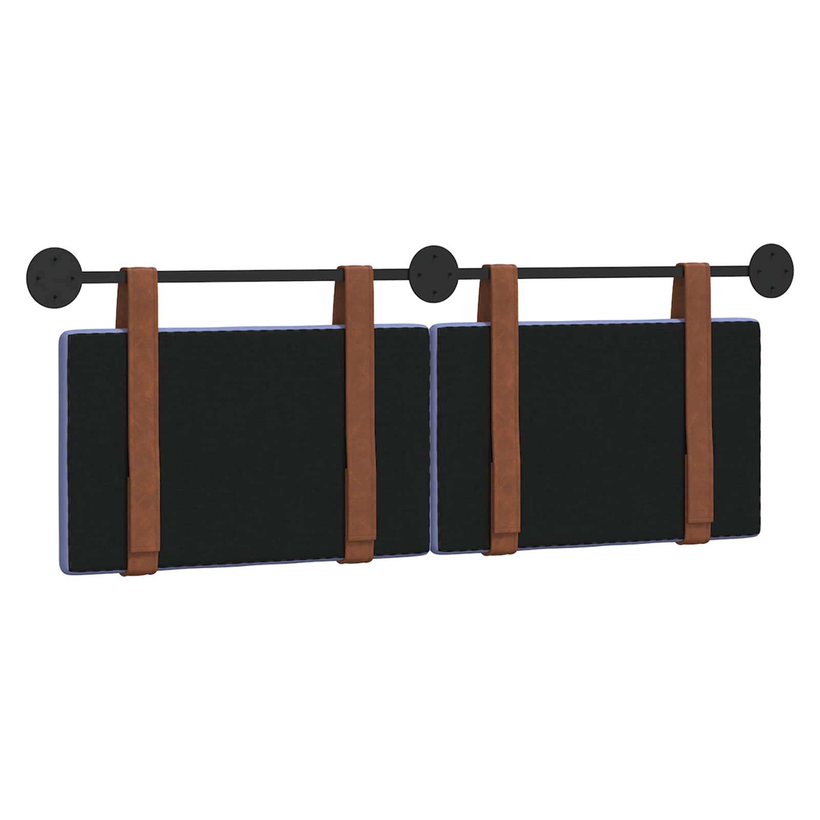 Hängevorderseite Uni Jeans blau 130 x 55 x 5 cm Antikes PU