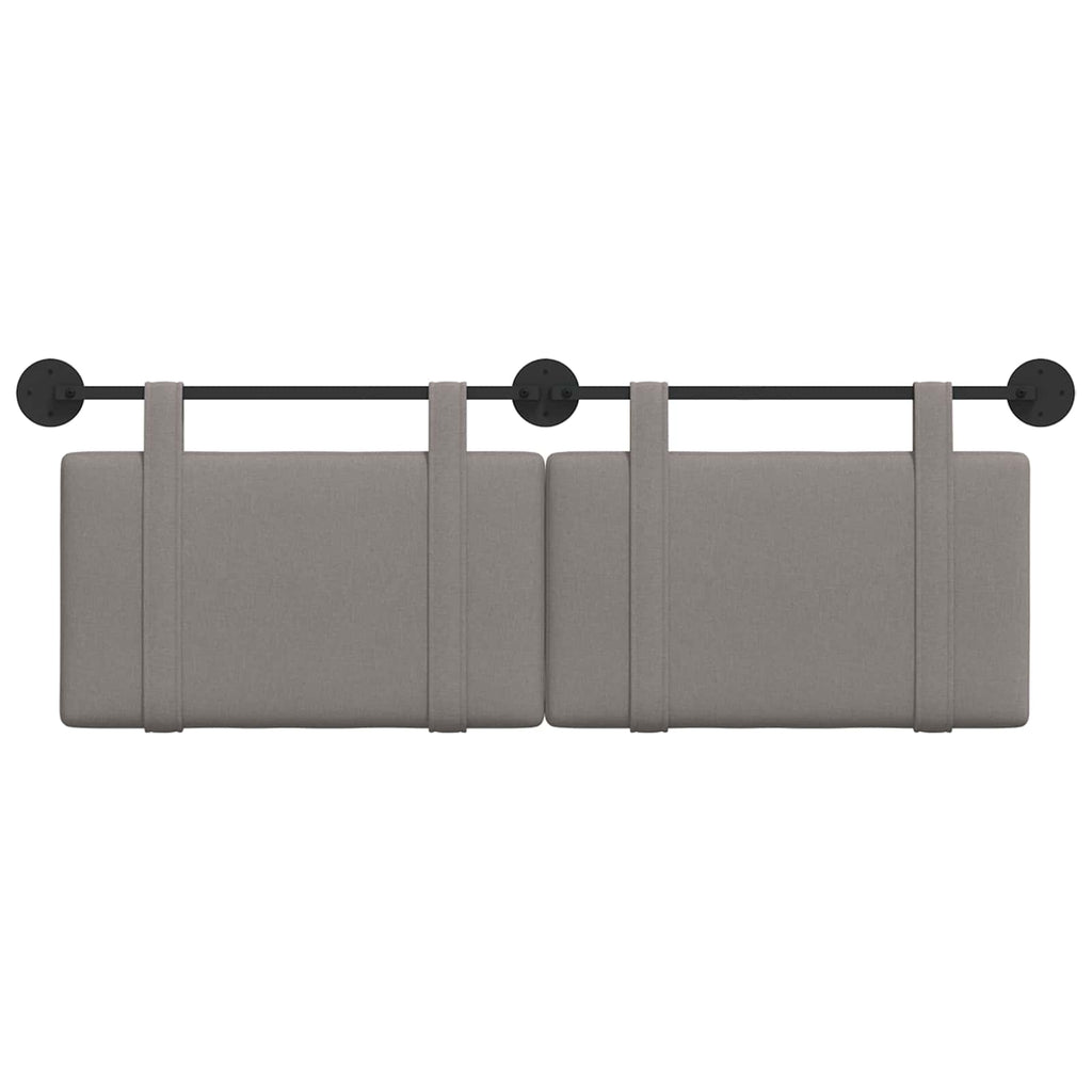 Hängendes Kopfteil Taupe Stoff