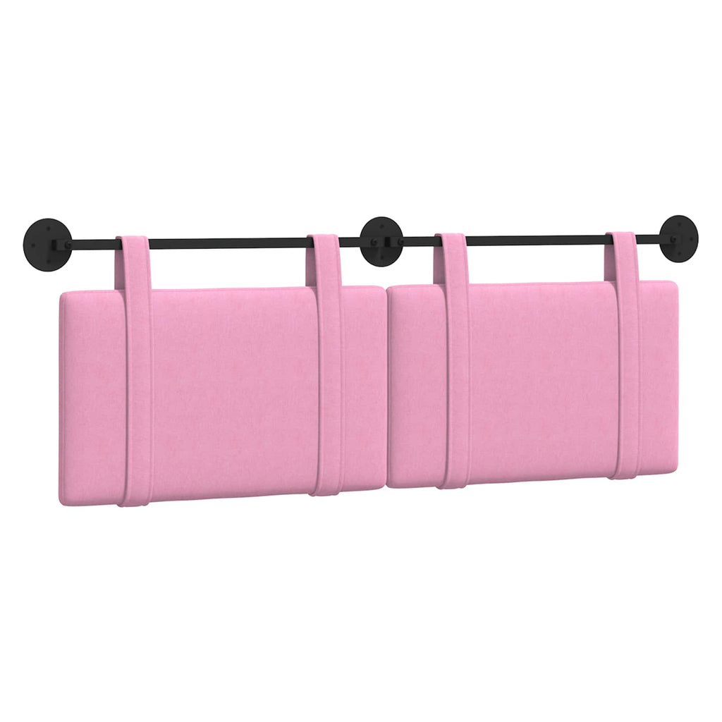 Hängendes Kopfteil Rosa Stoff